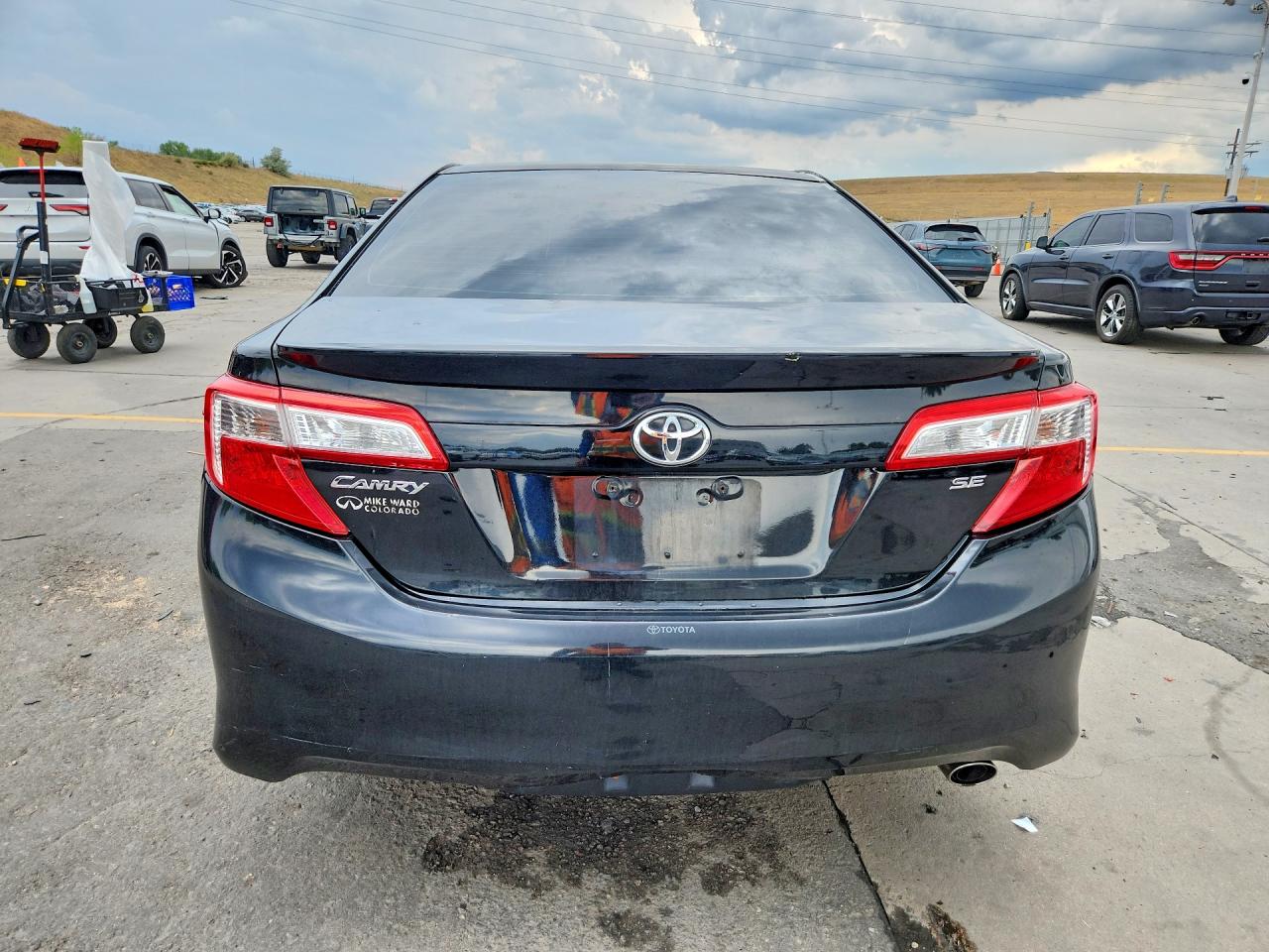 2012 Toyota Camry Se Черный vin: 4T1BF1FK5CU191610