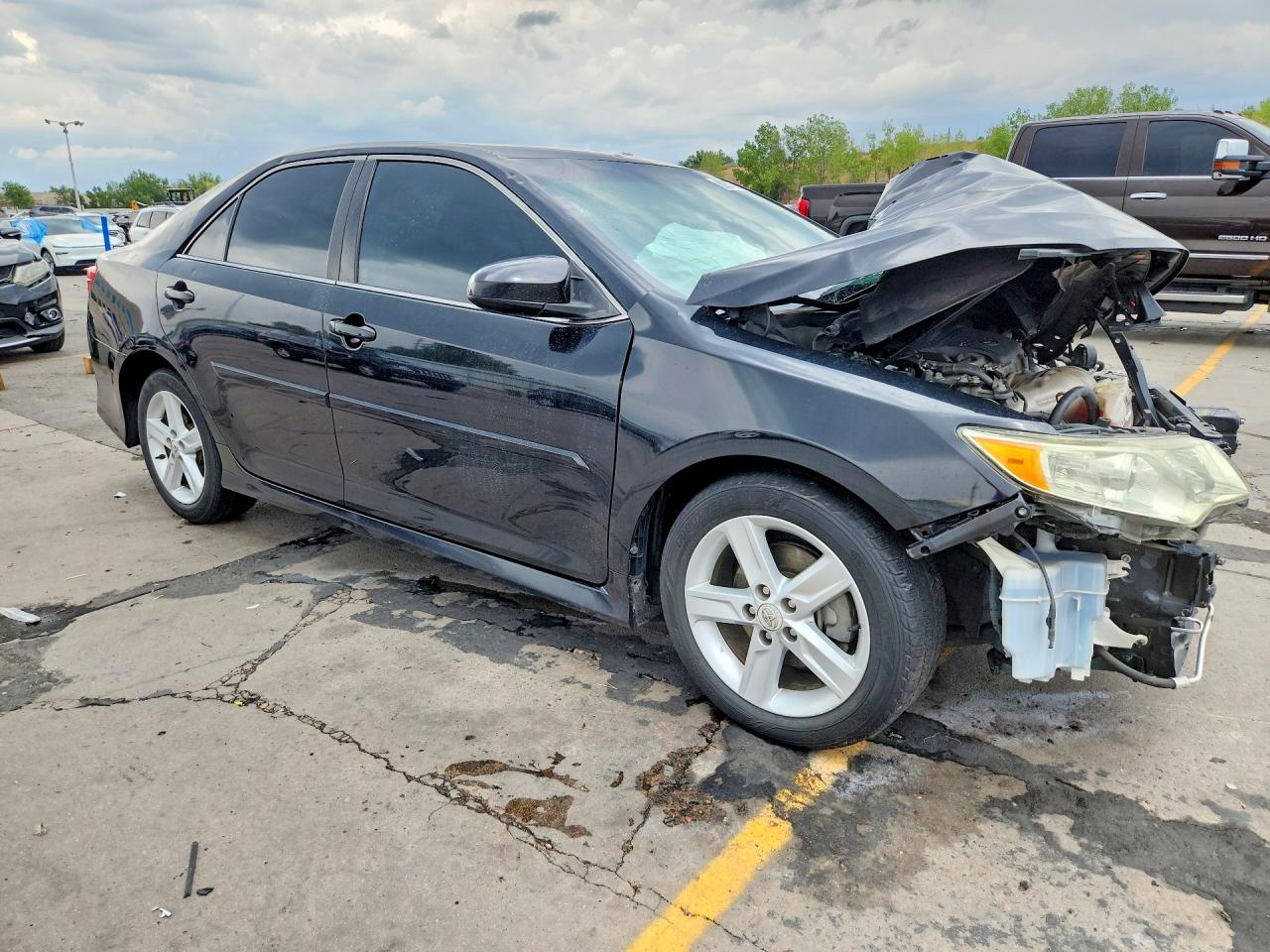2012 Toyota Camry Se Черный vin: 4T1BF1FK5CU191610