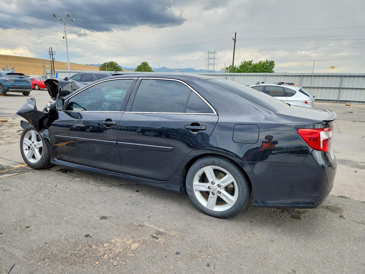 2012 Toyota Camry Se Черный vin: 4T1BF1FK5CU191610