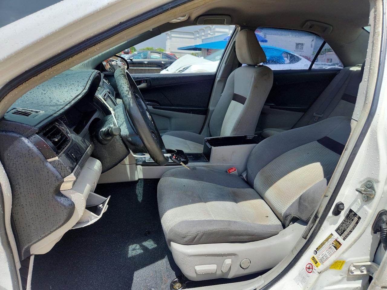 2012 Toyota Camry Le White vin: 4T1BF1FK5CU199836
