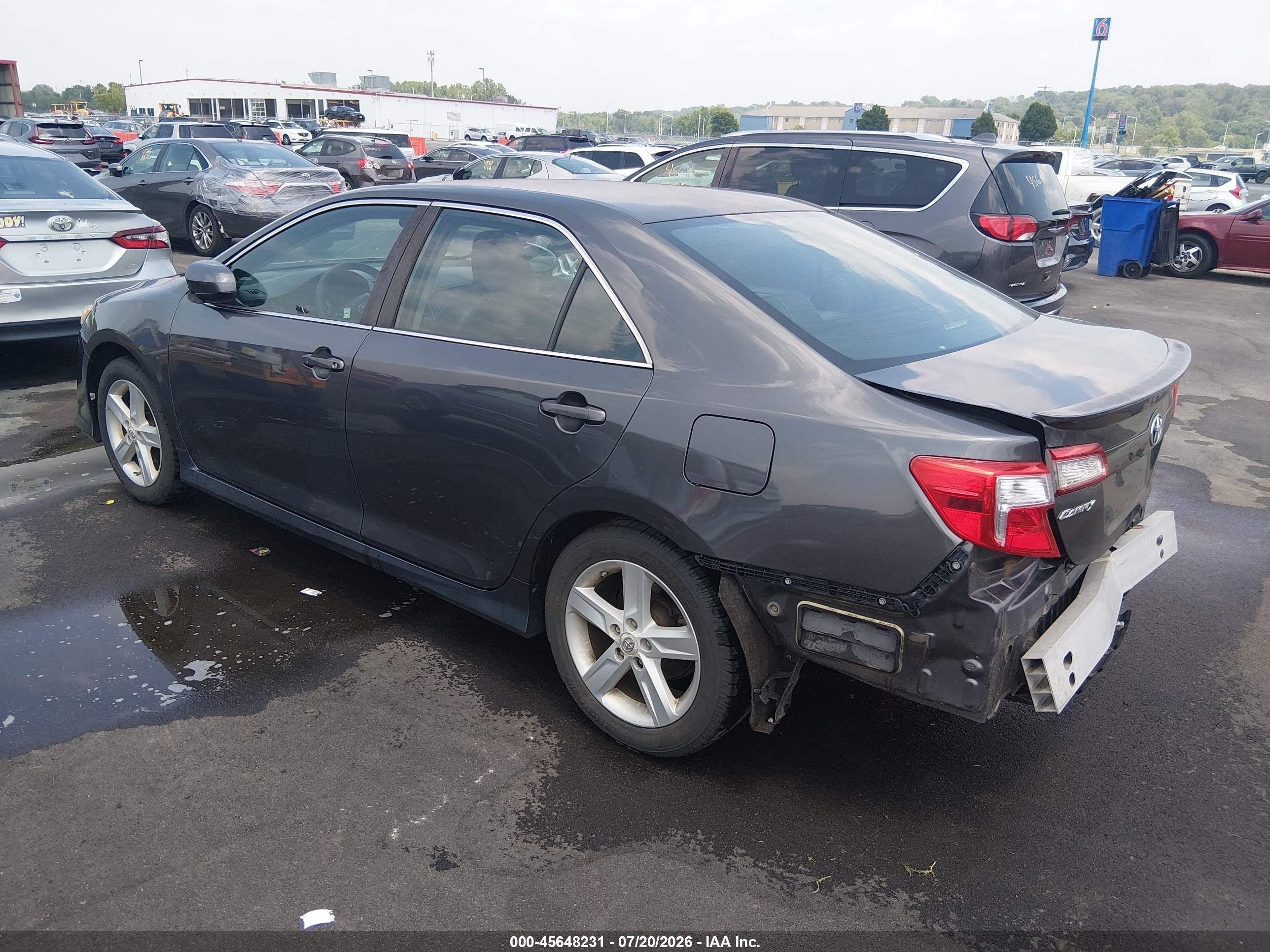 2012 Toyota Camry Se Gray vin: 4T1BF1FK5CU200368