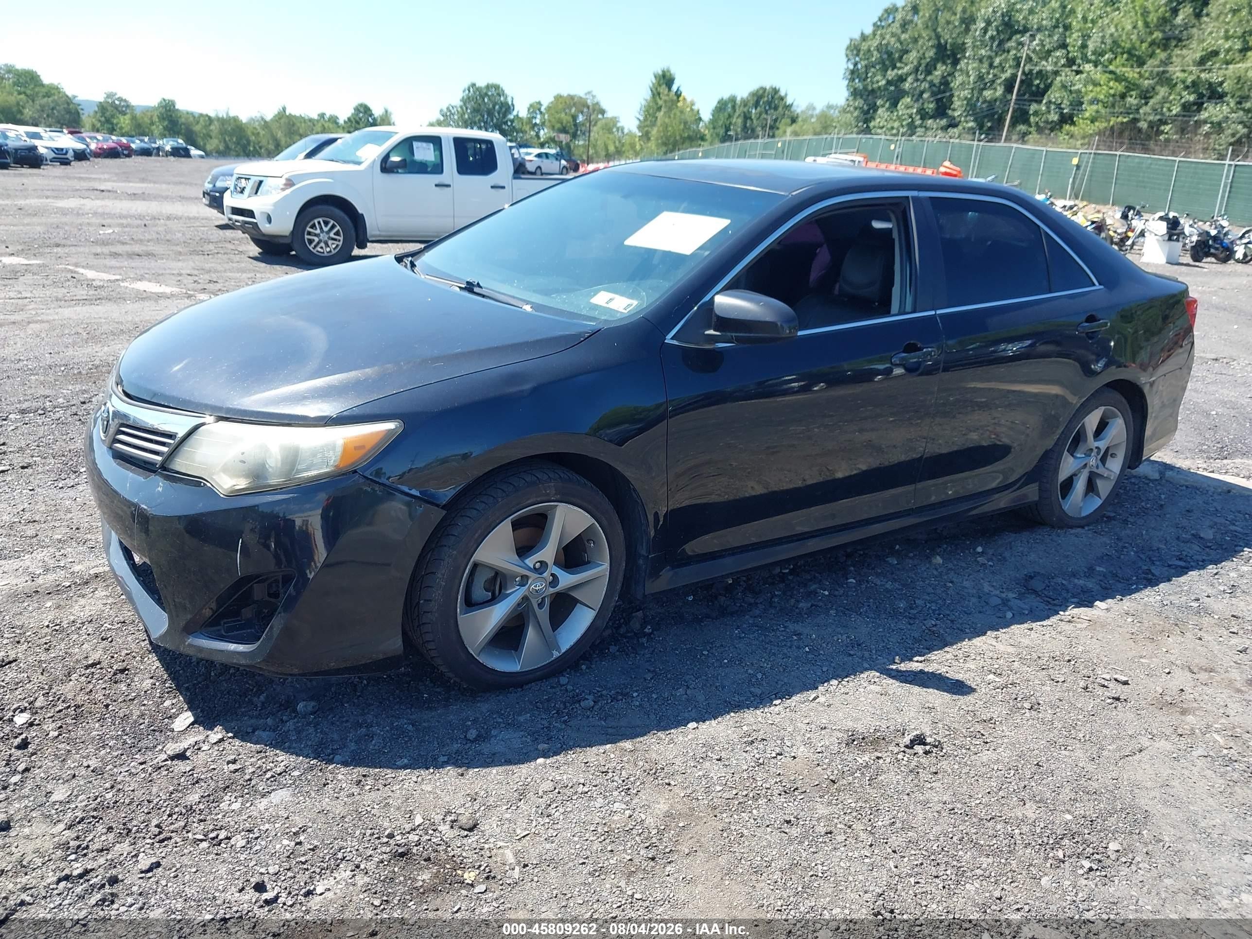 2012 Toyota Camry Se Limited Edition Black vin: 4T1BF1FK5CU203254
