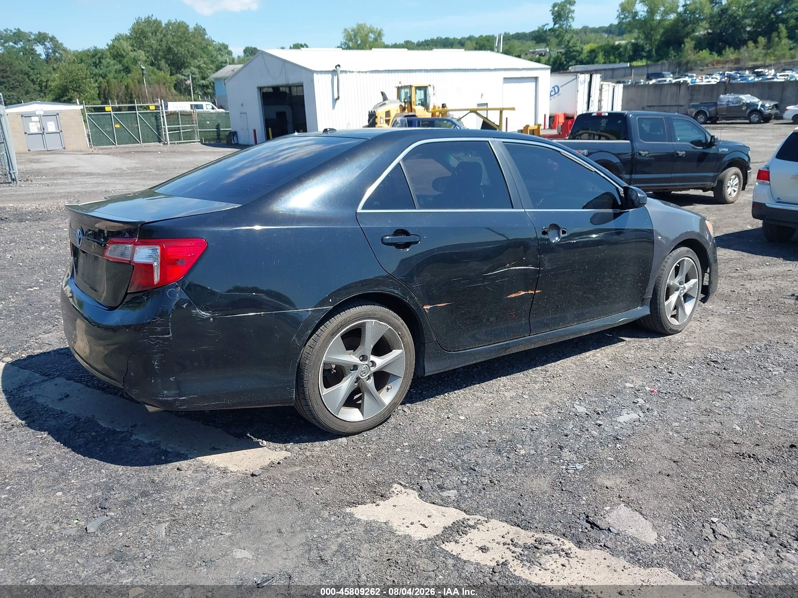 2012 Toyota Camry Se Limited Edition Black vin: 4T1BF1FK5CU203254