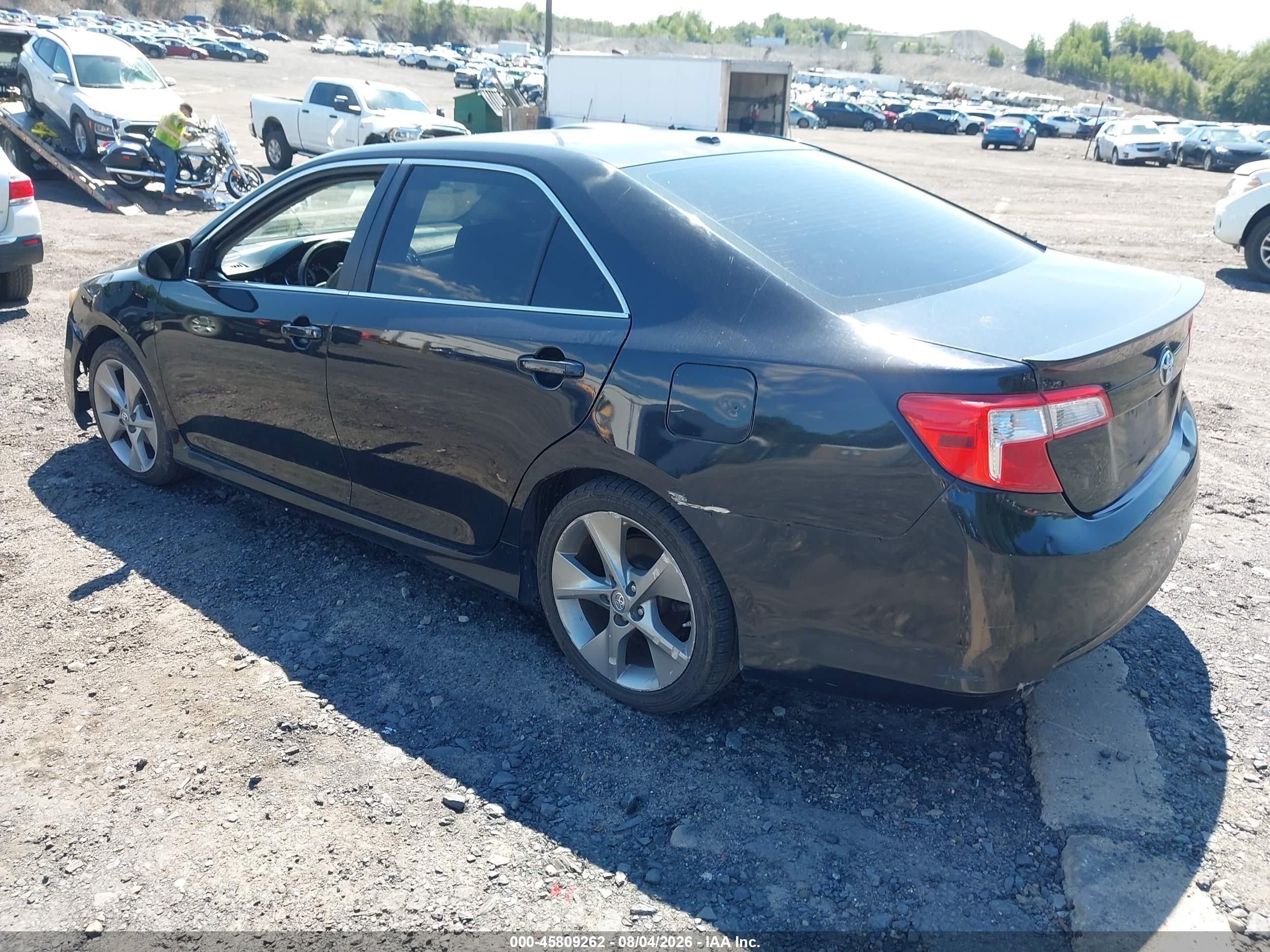 2012 Toyota Camry Se Limited Edition Black vin: 4T1BF1FK5CU203254