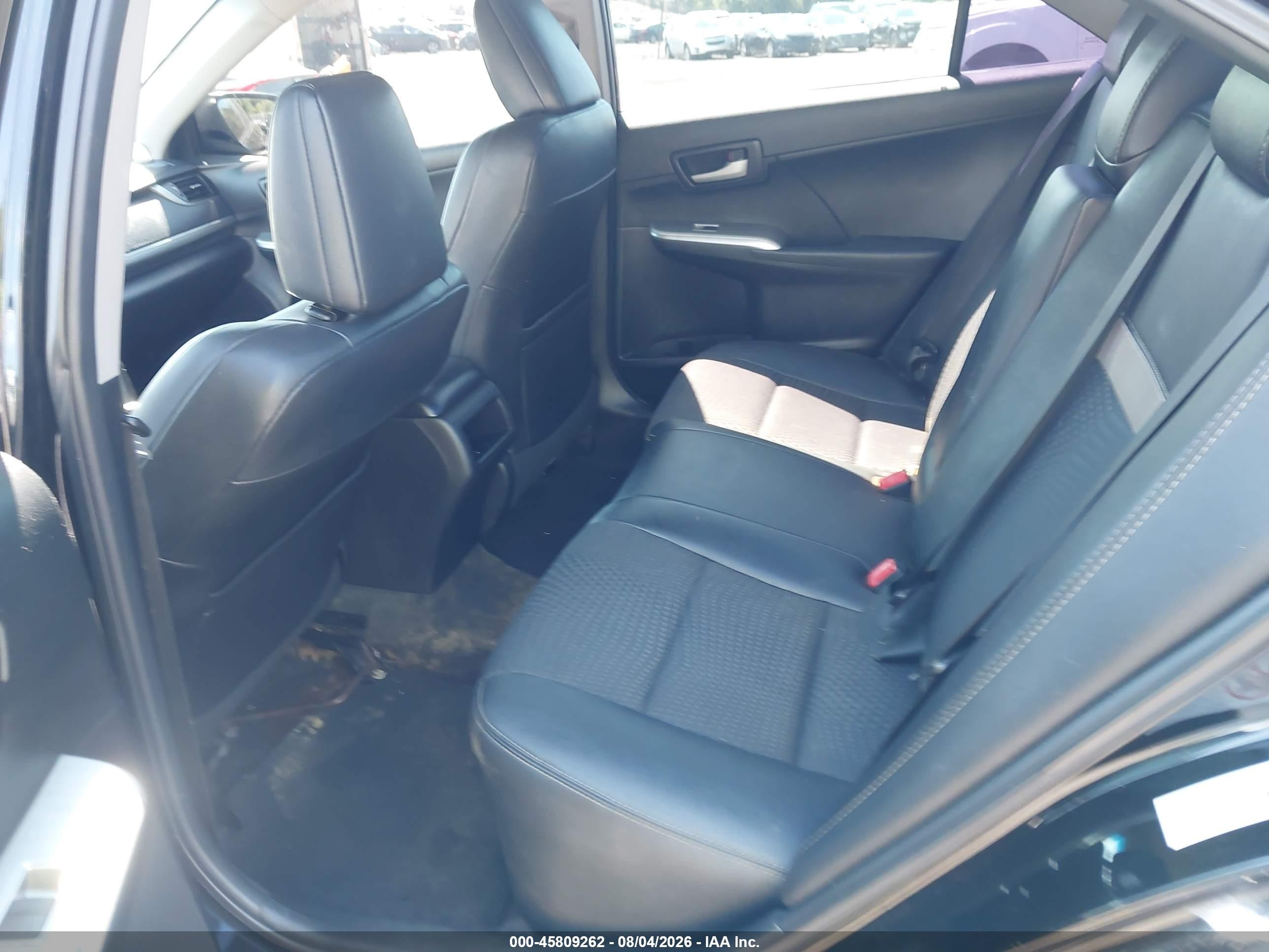 2012 Toyota Camry Se Limited Edition Black vin: 4T1BF1FK5CU203254