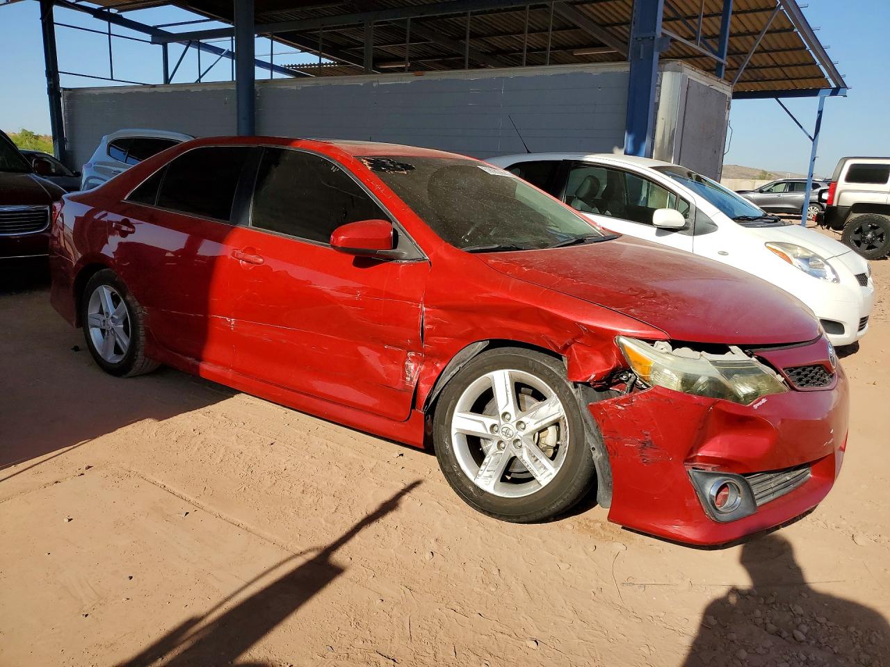 2012 Toyota Camry Se Red vin: 4T1BF1FK5CU509953