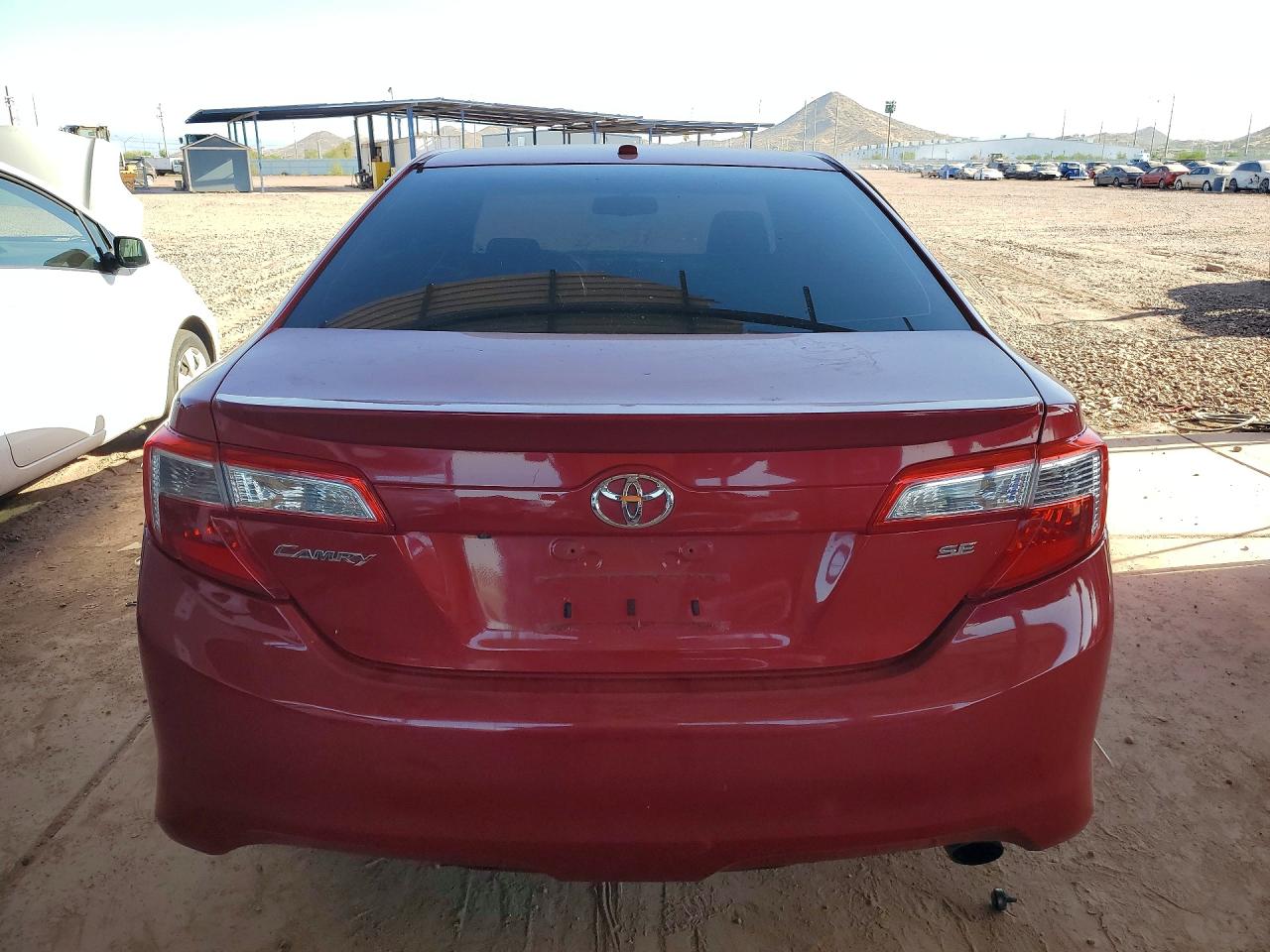 2012 Toyota Camry Se Red vin: 4T1BF1FK5CU509953