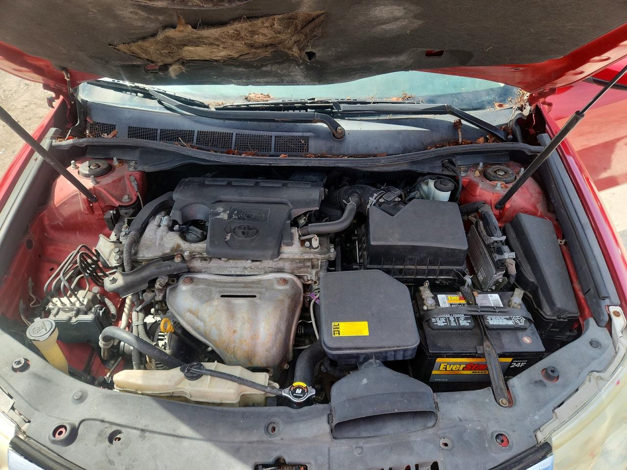 2012 Toyota Camry L Red vin: 4T1BF1FK5CU510181