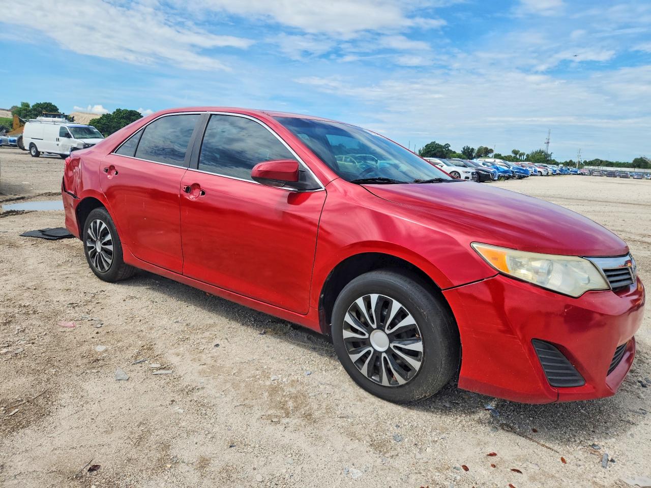 2012 Toyota Camry L Red vin: 4T1BF1FK5CU510181