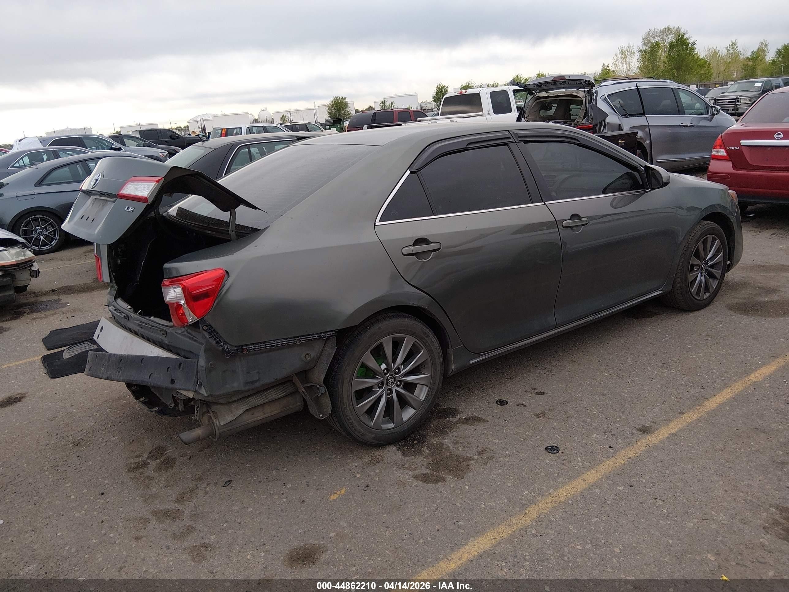 2012 Toyota Camry Le Зеленый vin: 4T1BF1FK5CU514733
