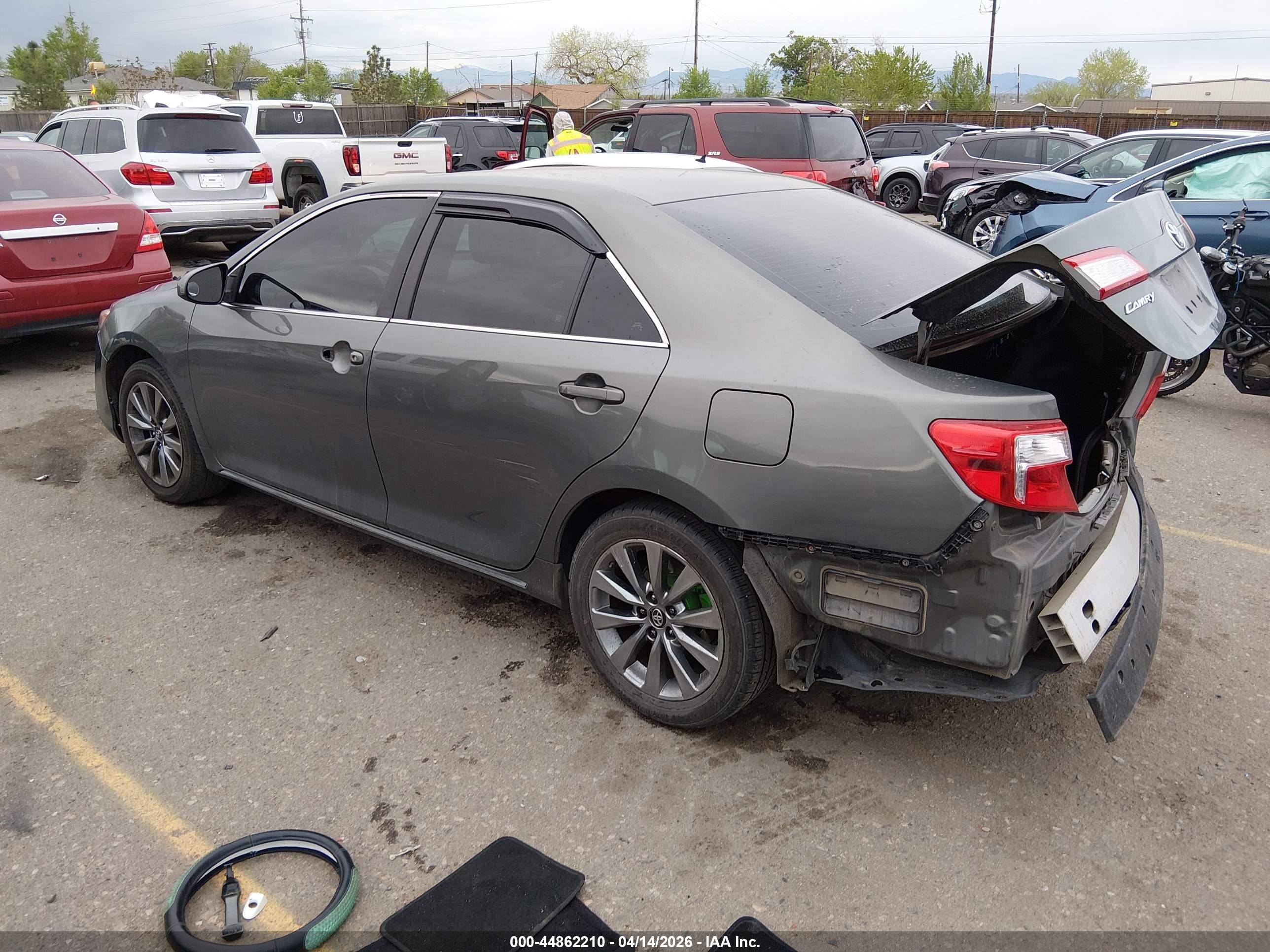 2012 Toyota Camry Le Зеленый vin: 4T1BF1FK5CU514733