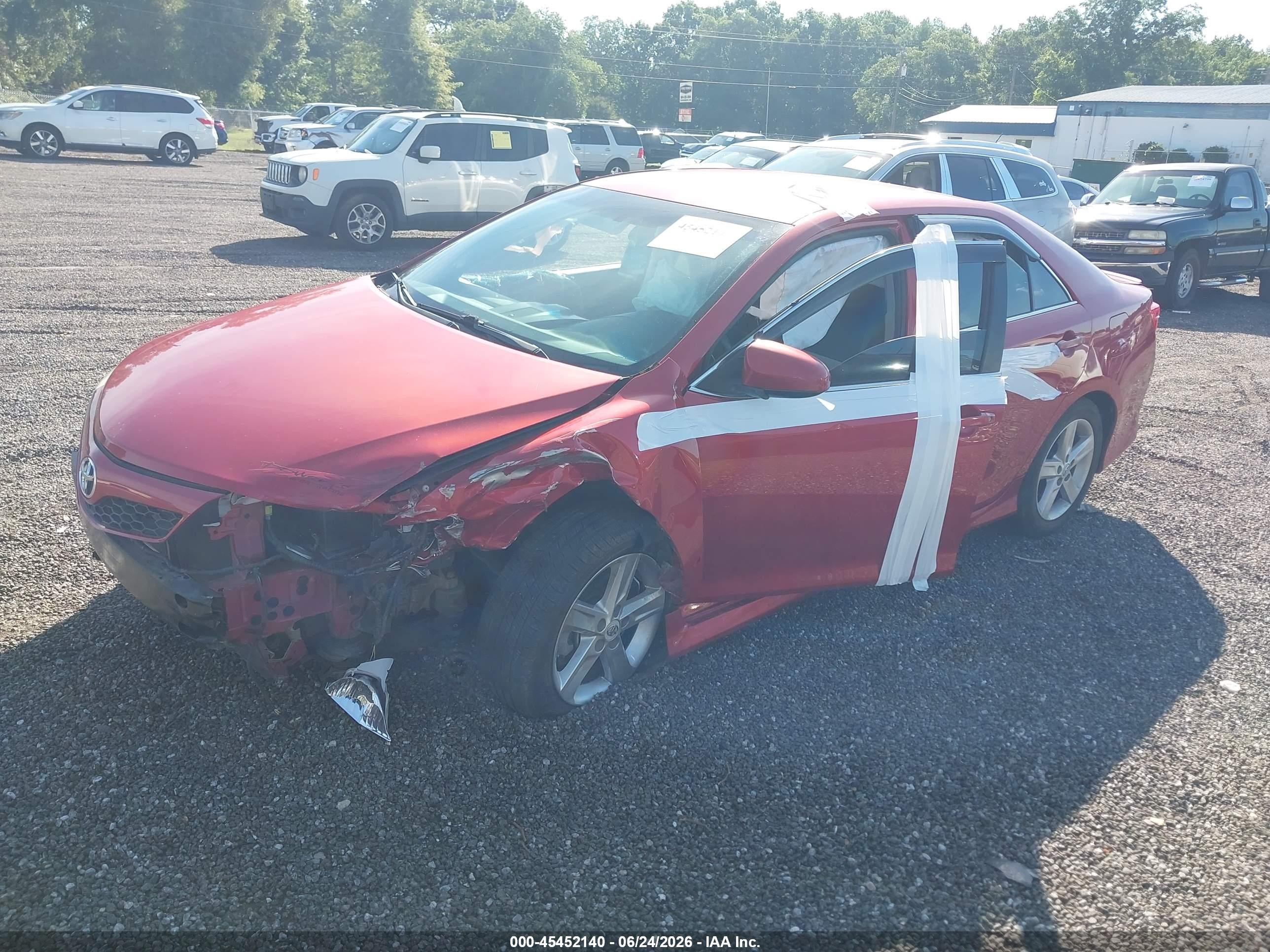 2012 Toyota Camry Se Красный vin: 4T1BF1FK5CU515333