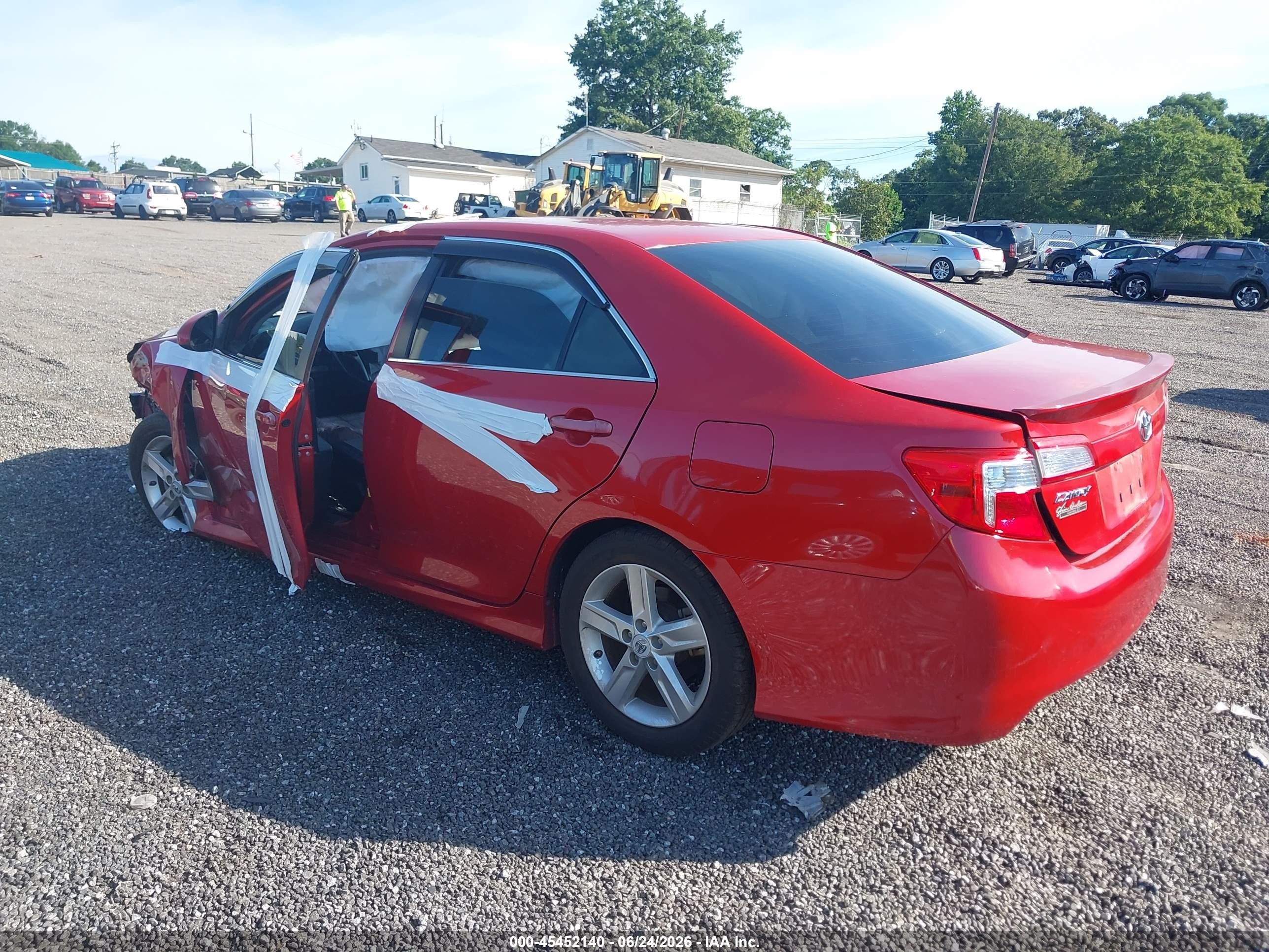 2012 Toyota Camry Se Красный vin: 4T1BF1FK5CU515333