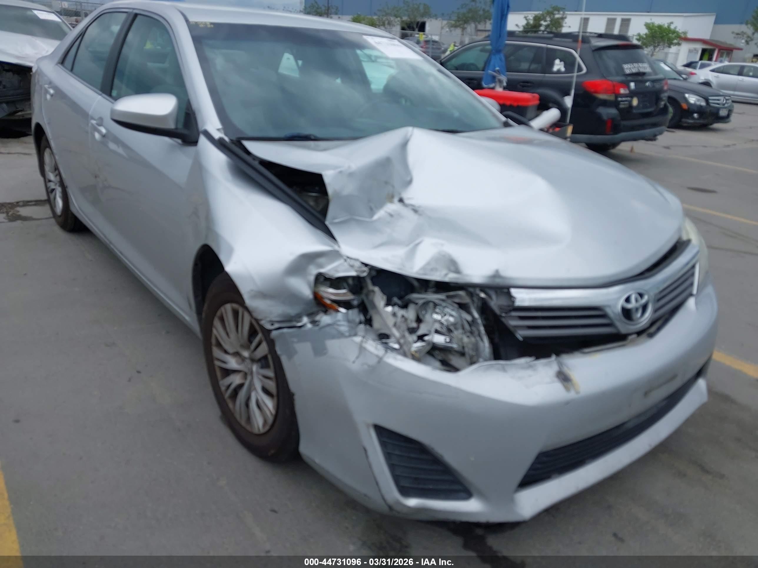 2012 Toyota Camry L Серый vin: 4T1BF1FK5CU517261