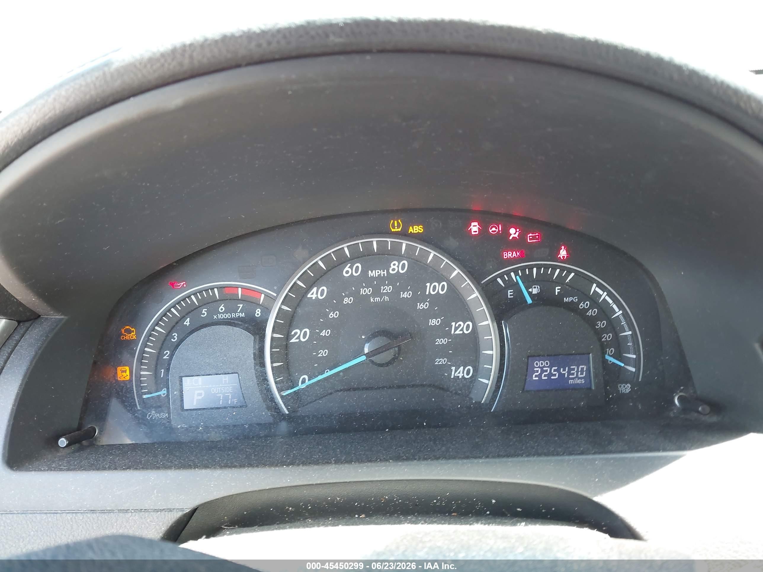 2012 Toyota Camry Le Красный vin: 4T1BF1FK5CU519219