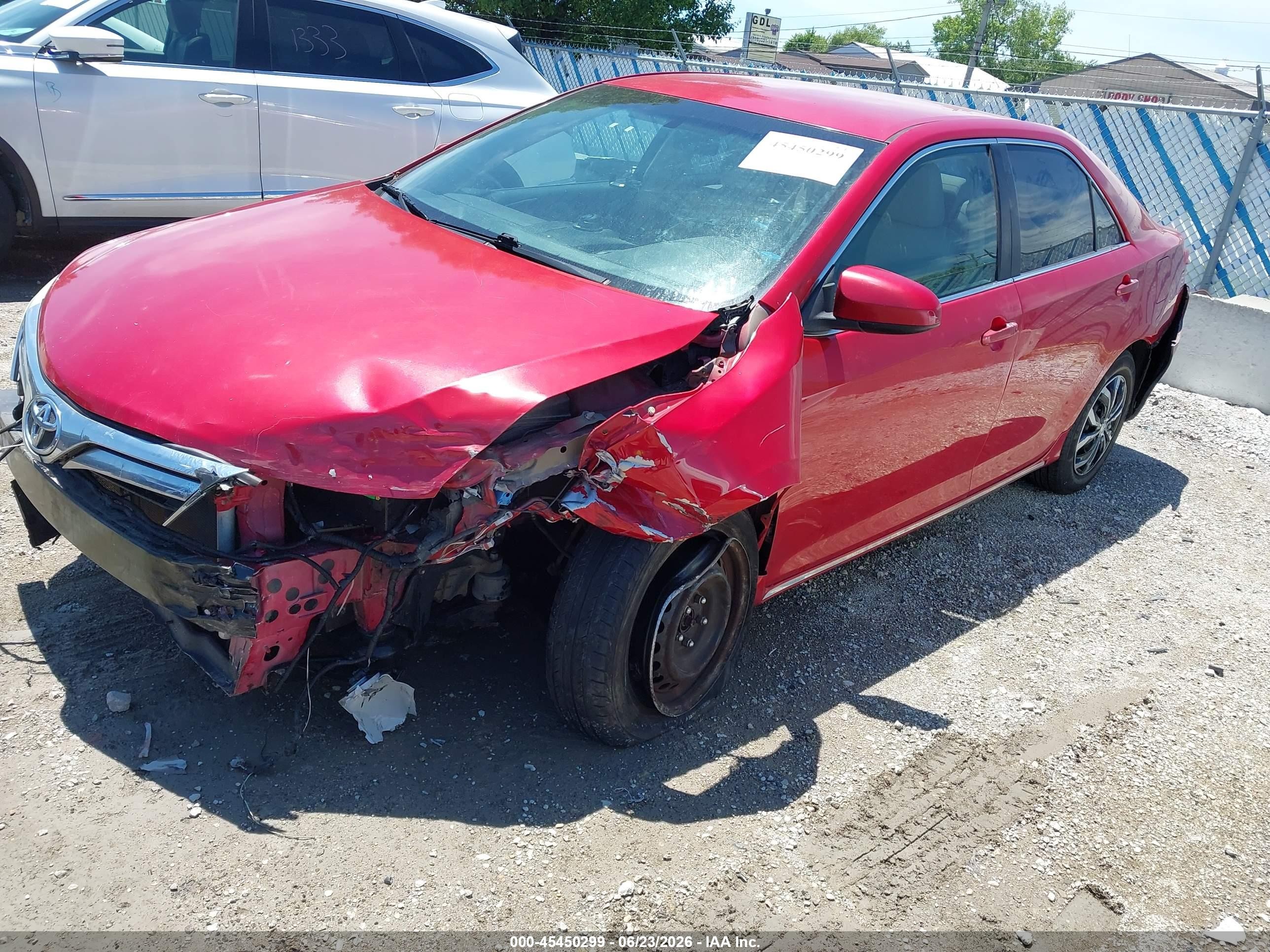 2012 Toyota Camry Le Красный vin: 4T1BF1FK5CU519219