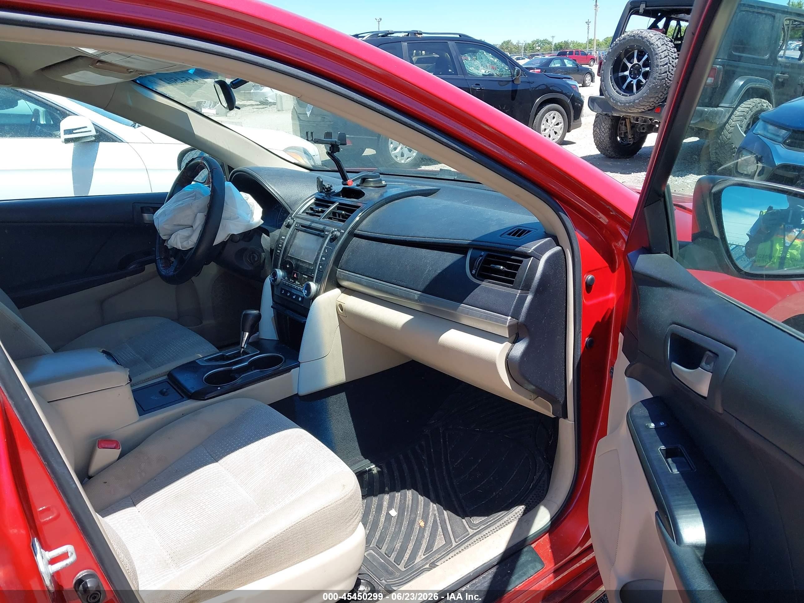 2012 Toyota Camry Le Красный vin: 4T1BF1FK5CU519219