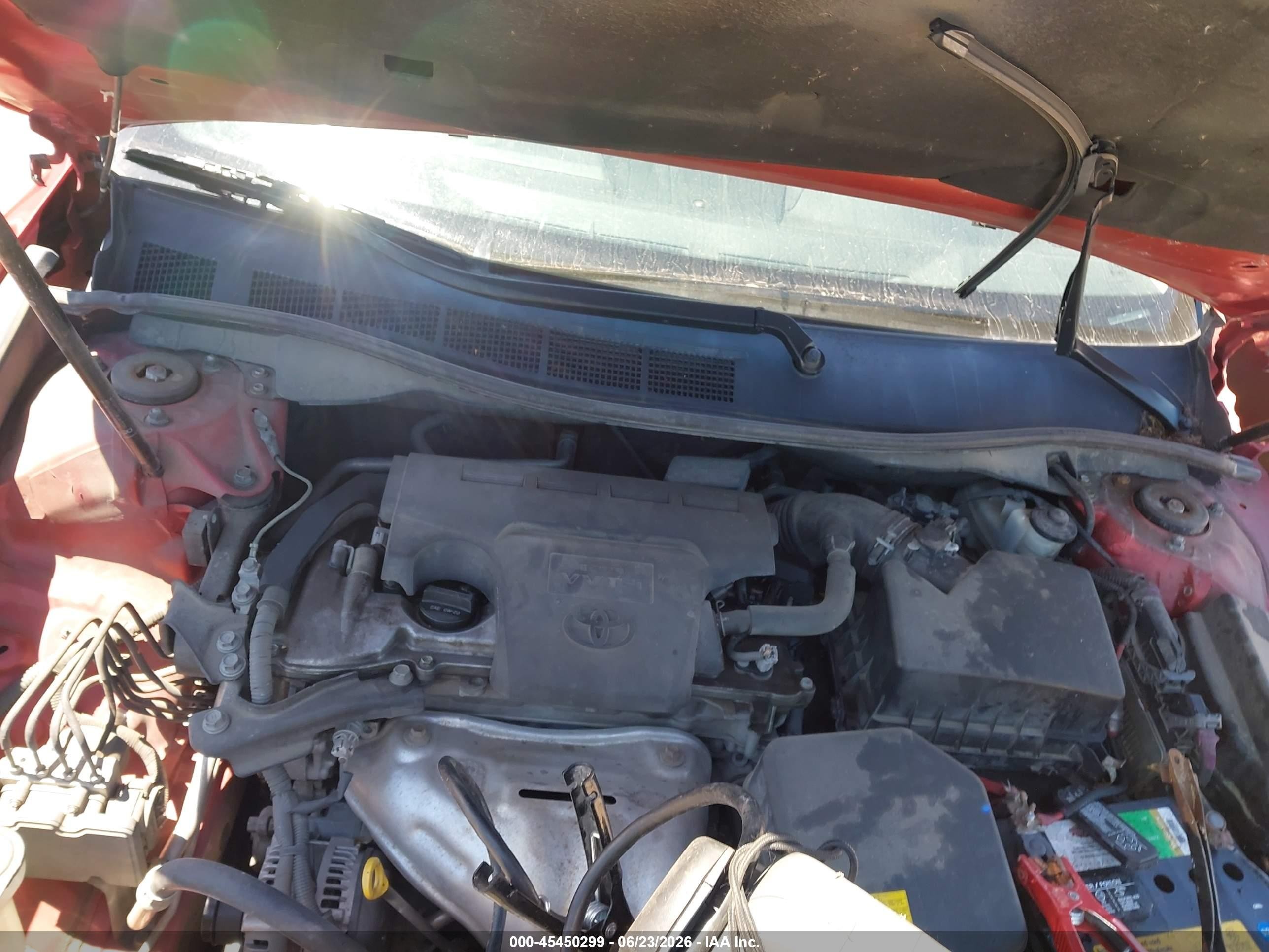 2012 Toyota Camry Le Красный vin: 4T1BF1FK5CU519219
