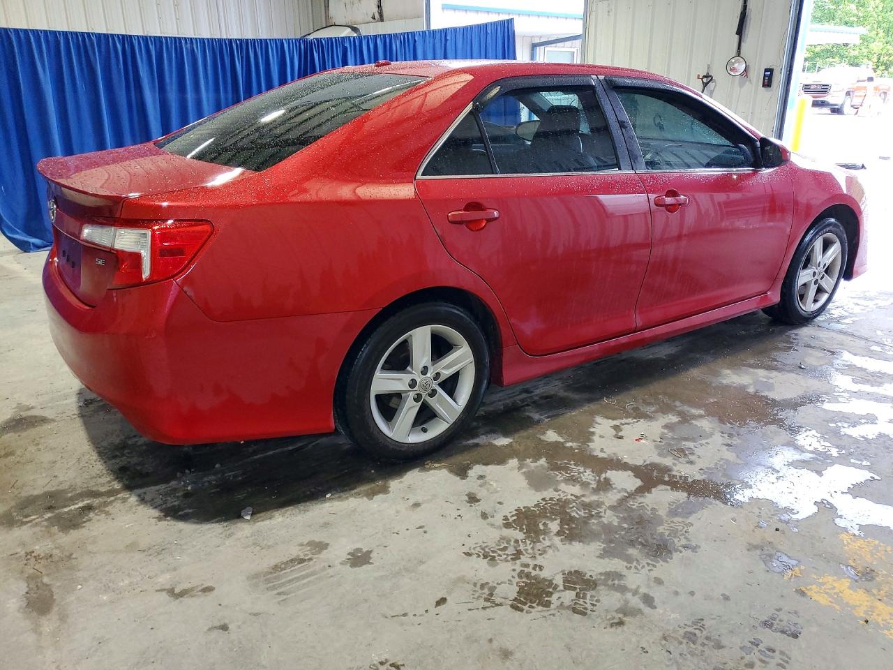 2012 Toyota Camry Se Red vin: 4T1BF1FK5CU520600