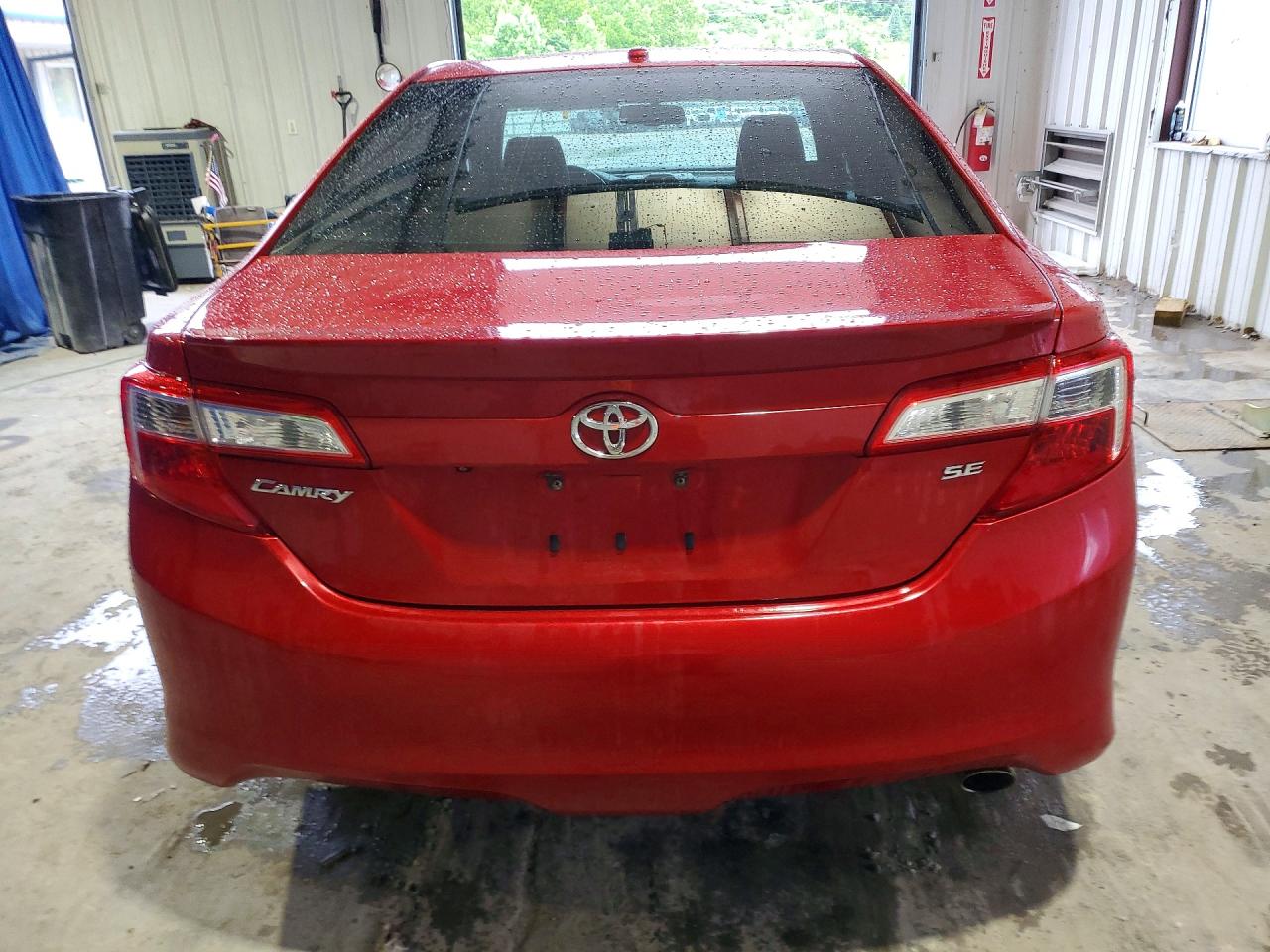 2012 Toyota Camry Se Red vin: 4T1BF1FK5CU520600