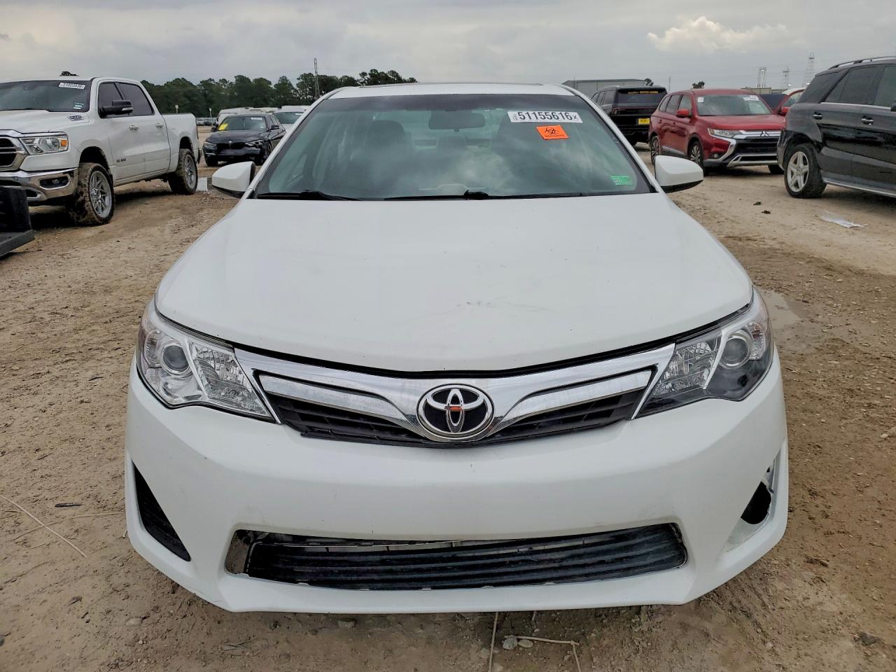 2012 Toyota Camry Le White vin: 4T1BF1FK5CU521990