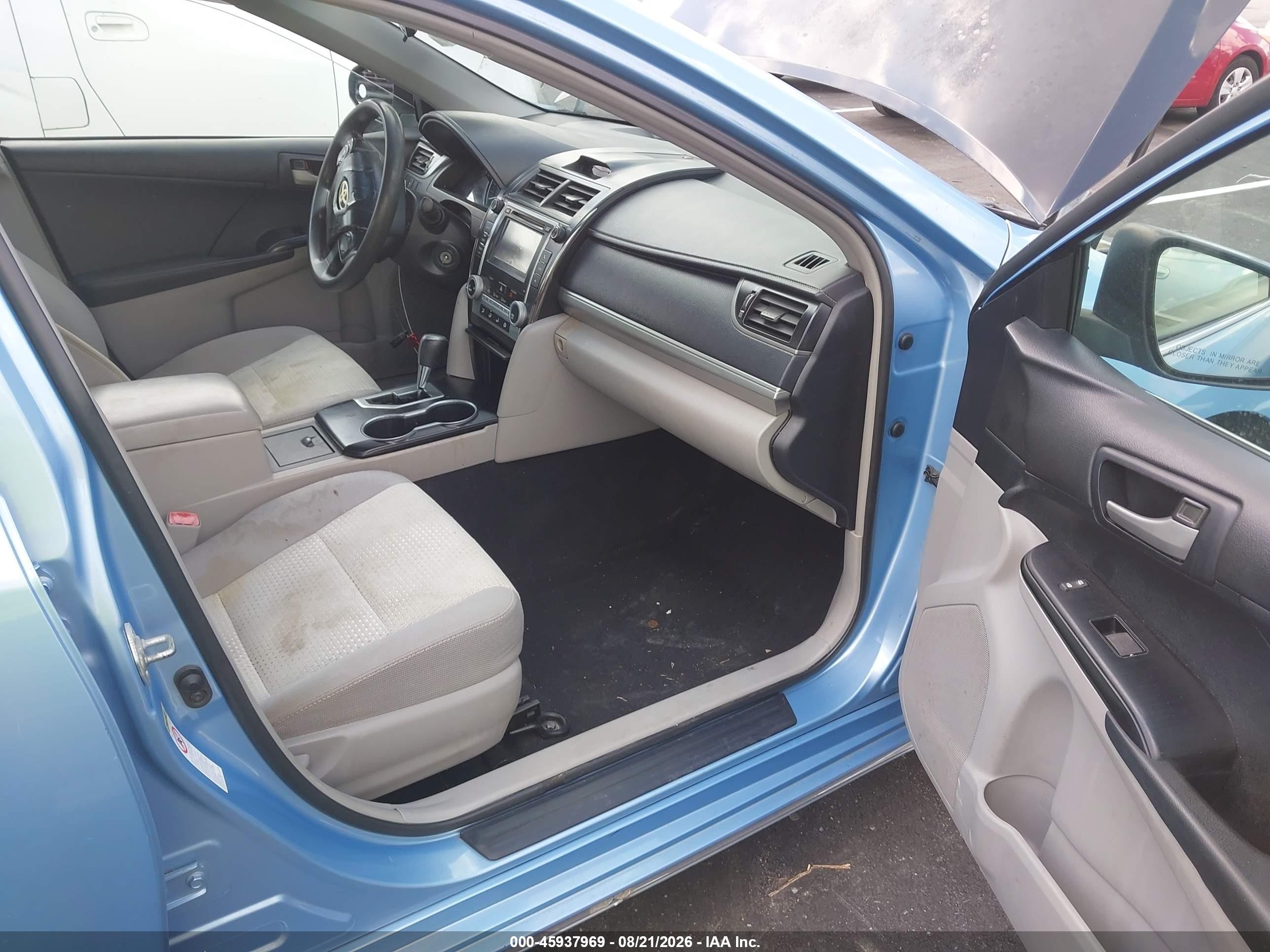2012 Toyota Camry Le Blue vin: 4T1BF1FK5CU560420