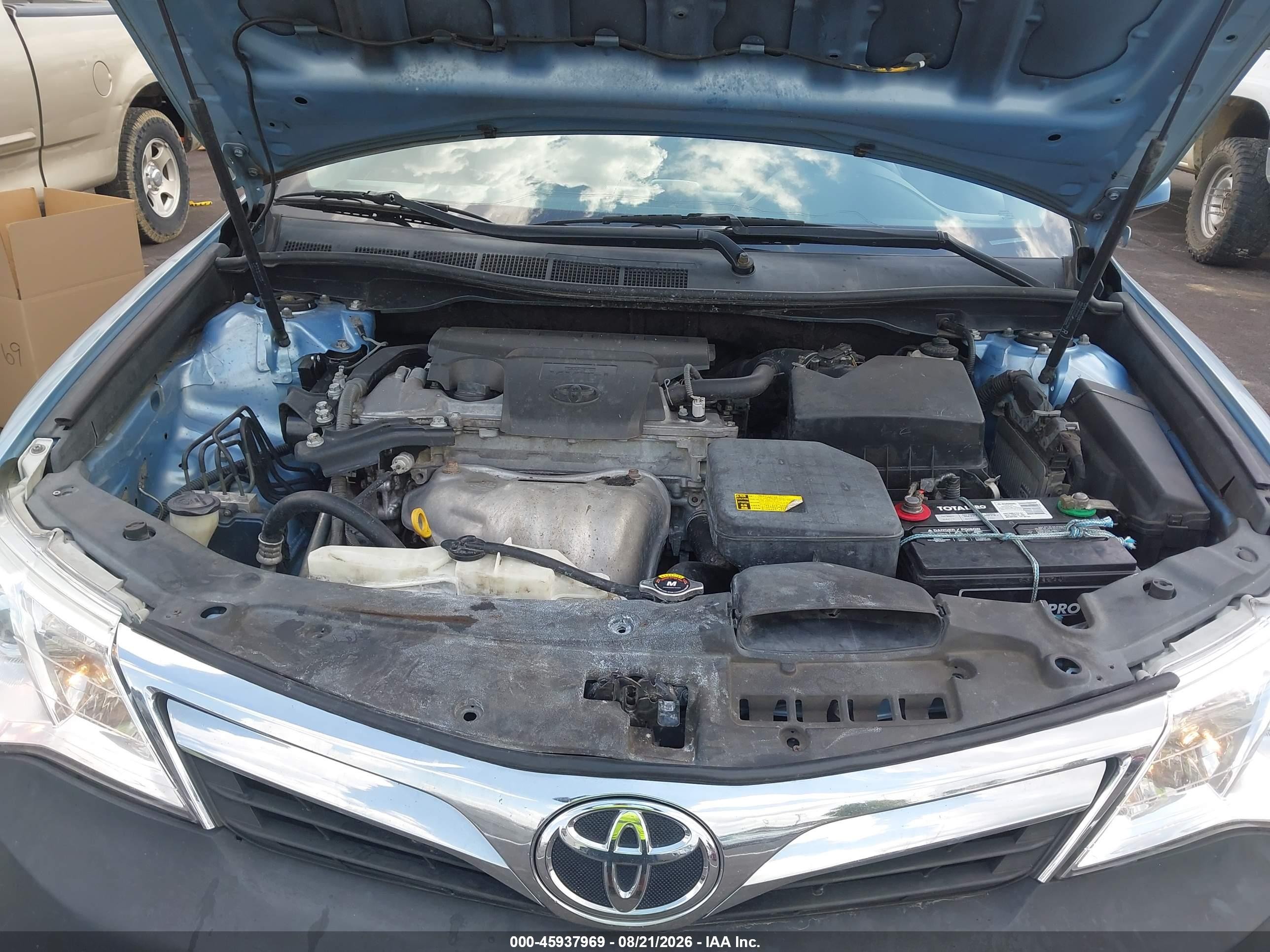 2012 Toyota Camry Le Blue vin: 4T1BF1FK5CU560420
