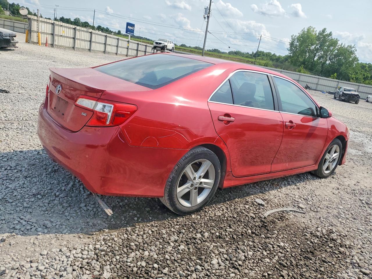 2012 Toyota Camry Se Red vin: 4T1BF1FK5CU562815