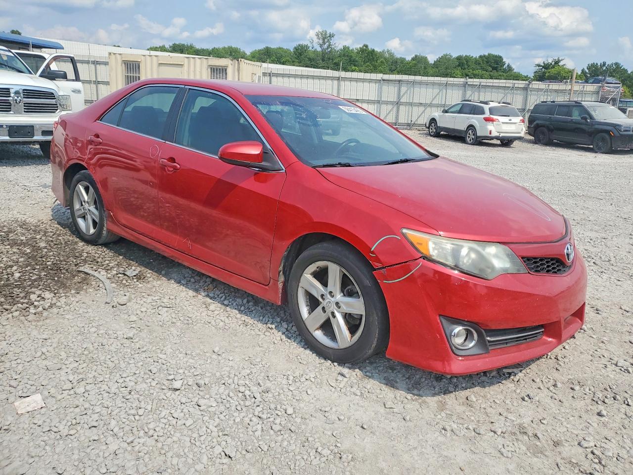 2012 Toyota Camry Se Red vin: 4T1BF1FK5CU562815