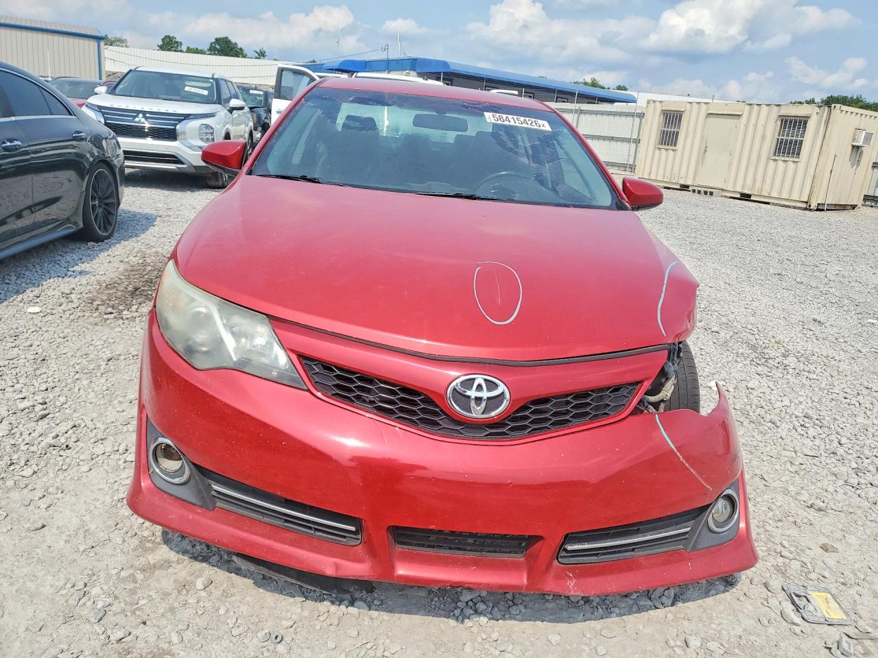 2012 Toyota Camry Se Red vin: 4T1BF1FK5CU562815