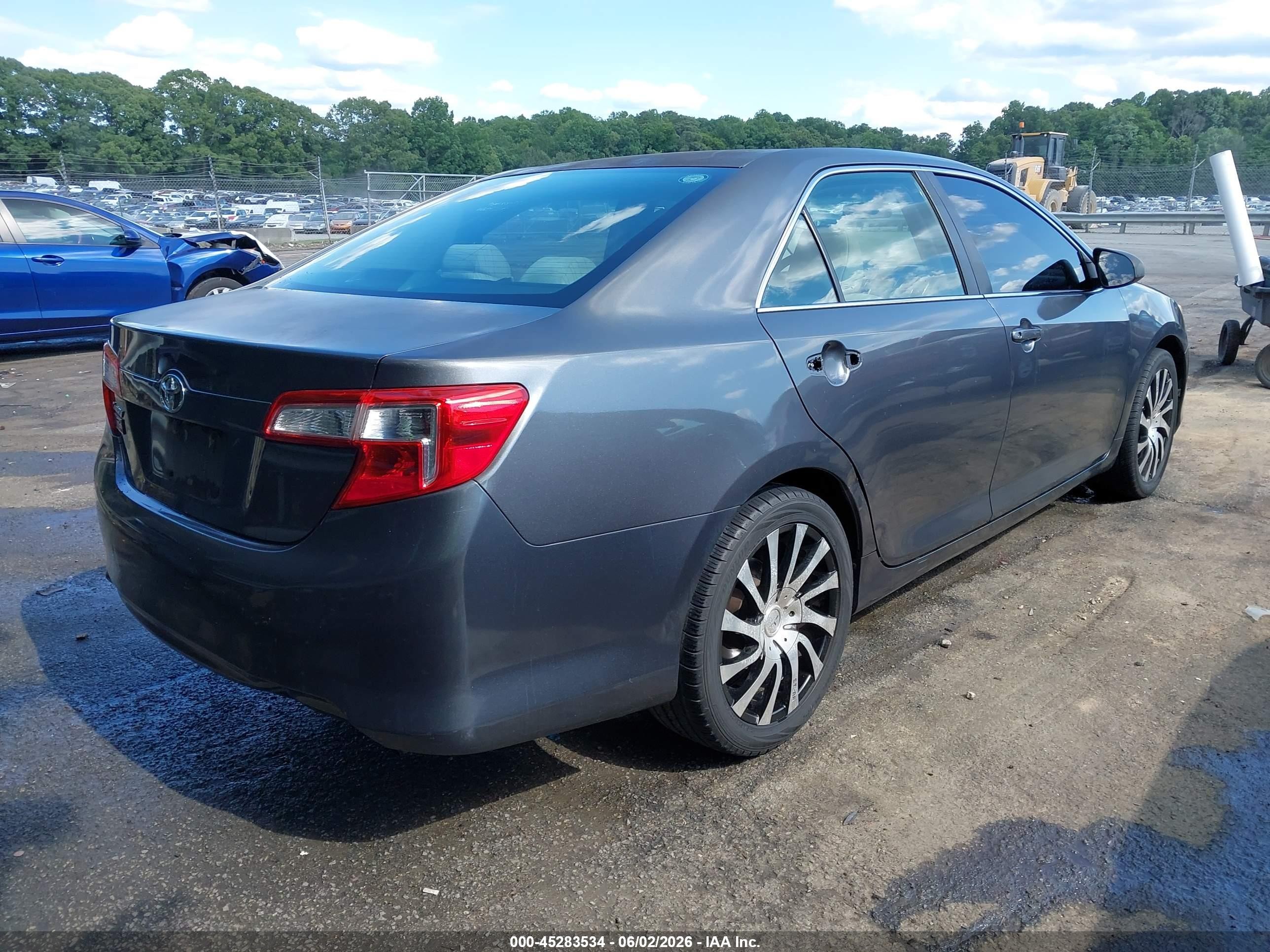 2012 Toyota Camry L Gray vin: 4T1BF1FK5CU582160