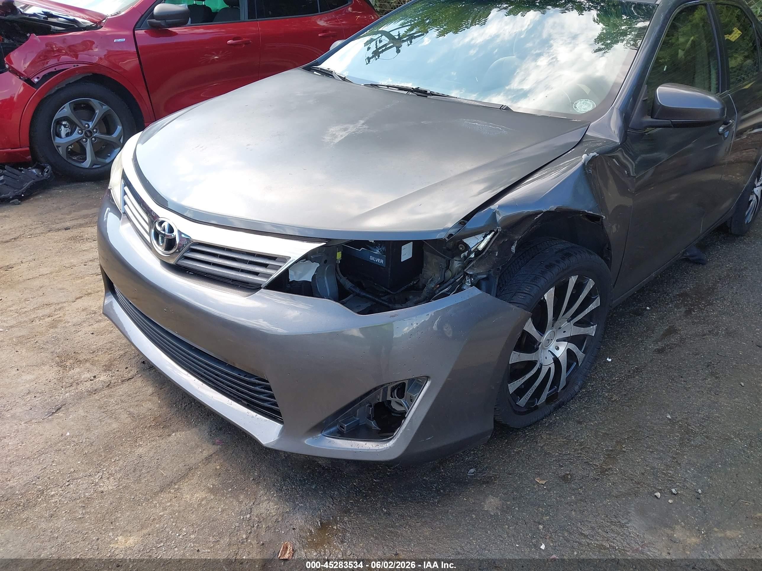 2012 Toyota Camry L Gray vin: 4T1BF1FK5CU582160