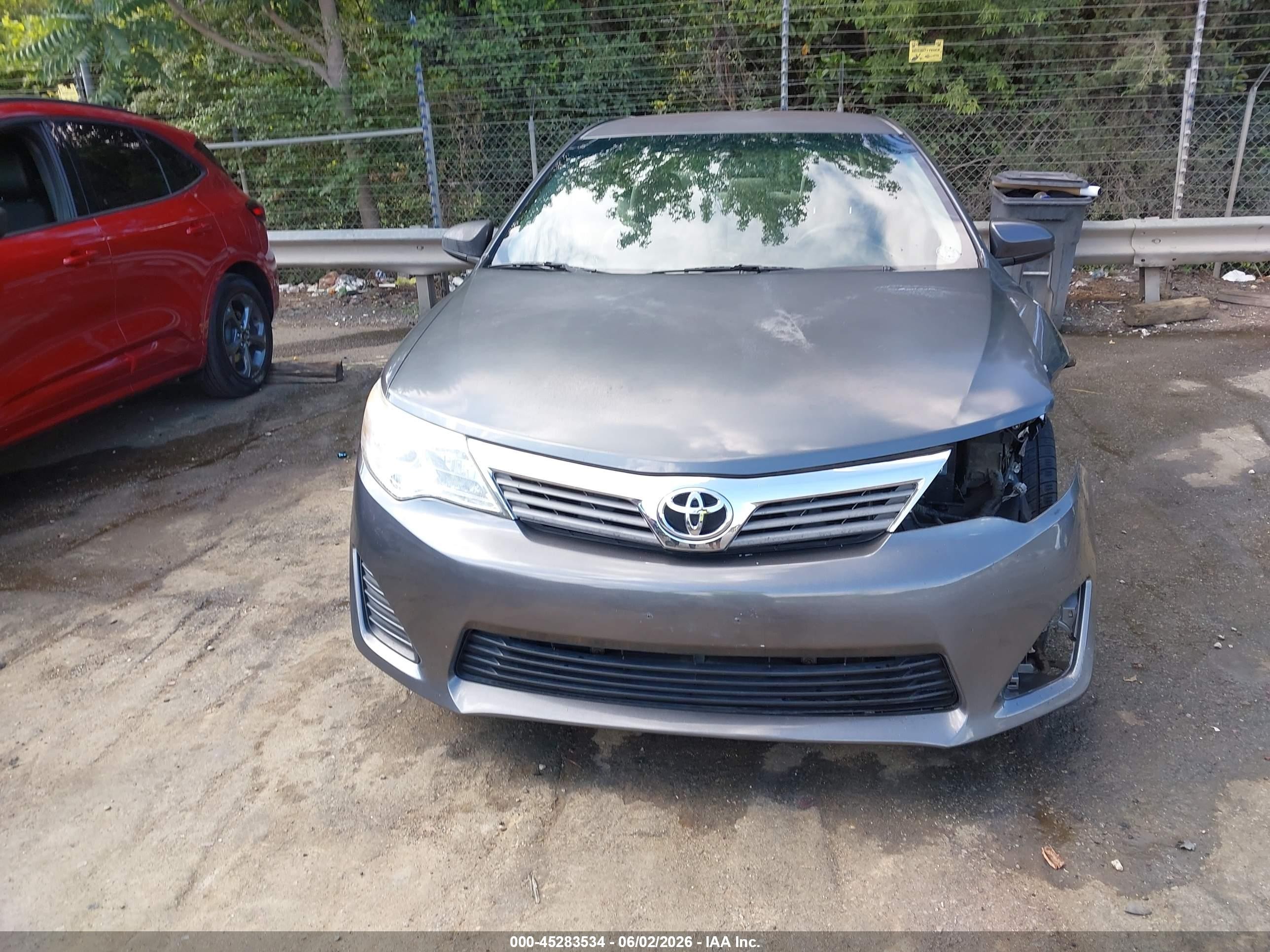 2012 Toyota Camry L Gray vin: 4T1BF1FK5CU582160
