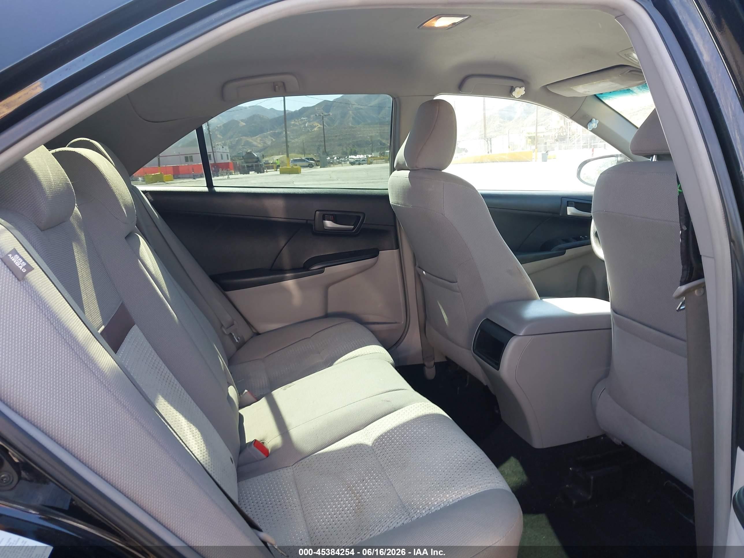 2012 Toyota Camry Le Black vin: 4T1BF1FK5CU585432