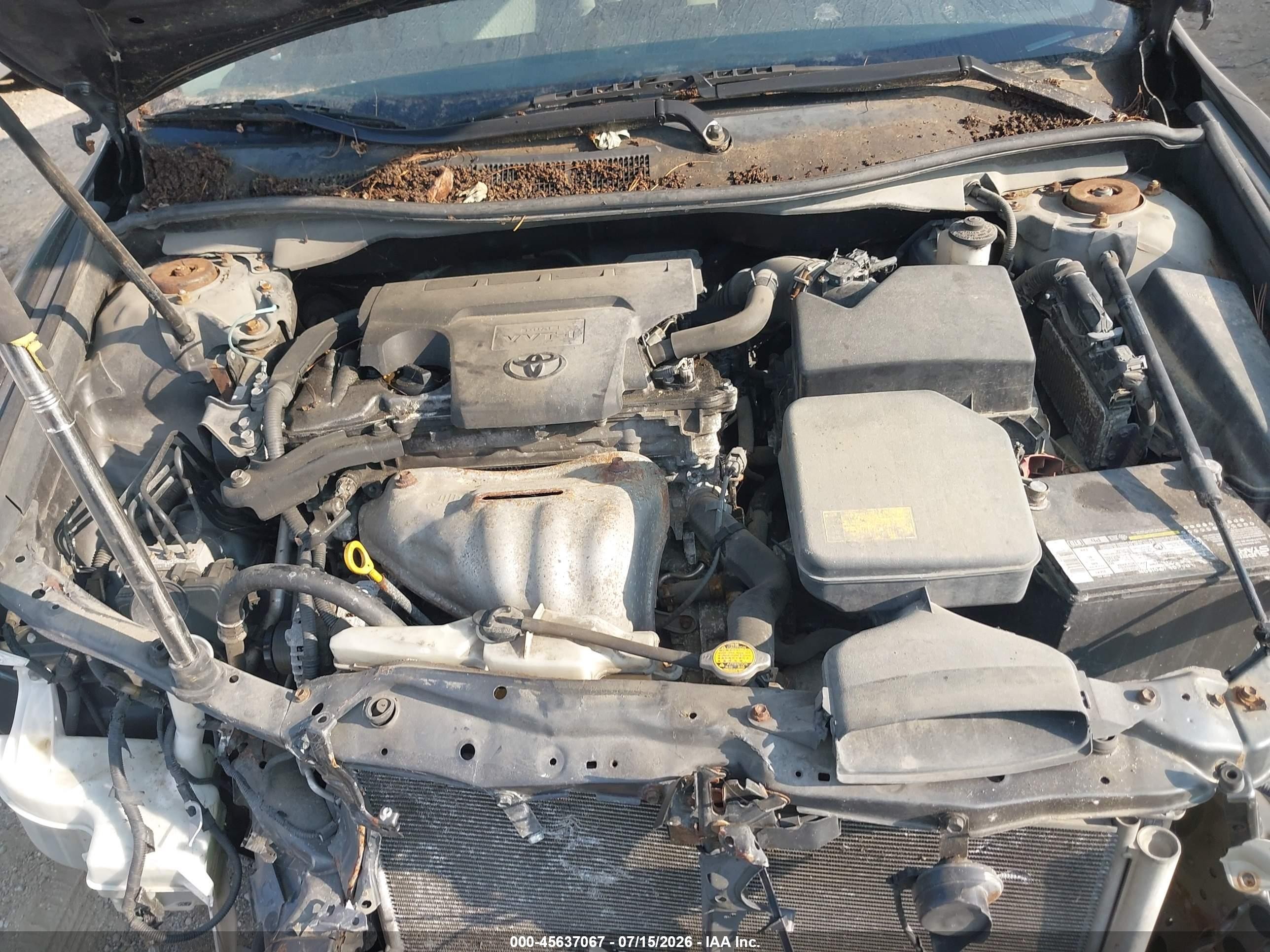 2012 Toyota Camry Le Gray vin: 4T1BF1FK5CU587262