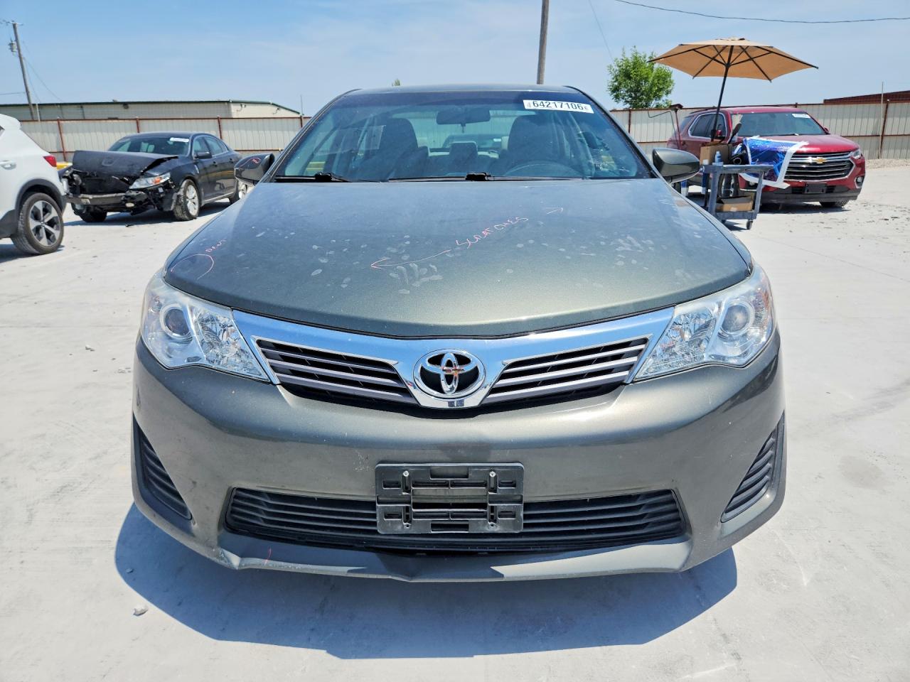 2012 Toyota Camry L Зеленый vin: 4T1BF1FK5CU592428