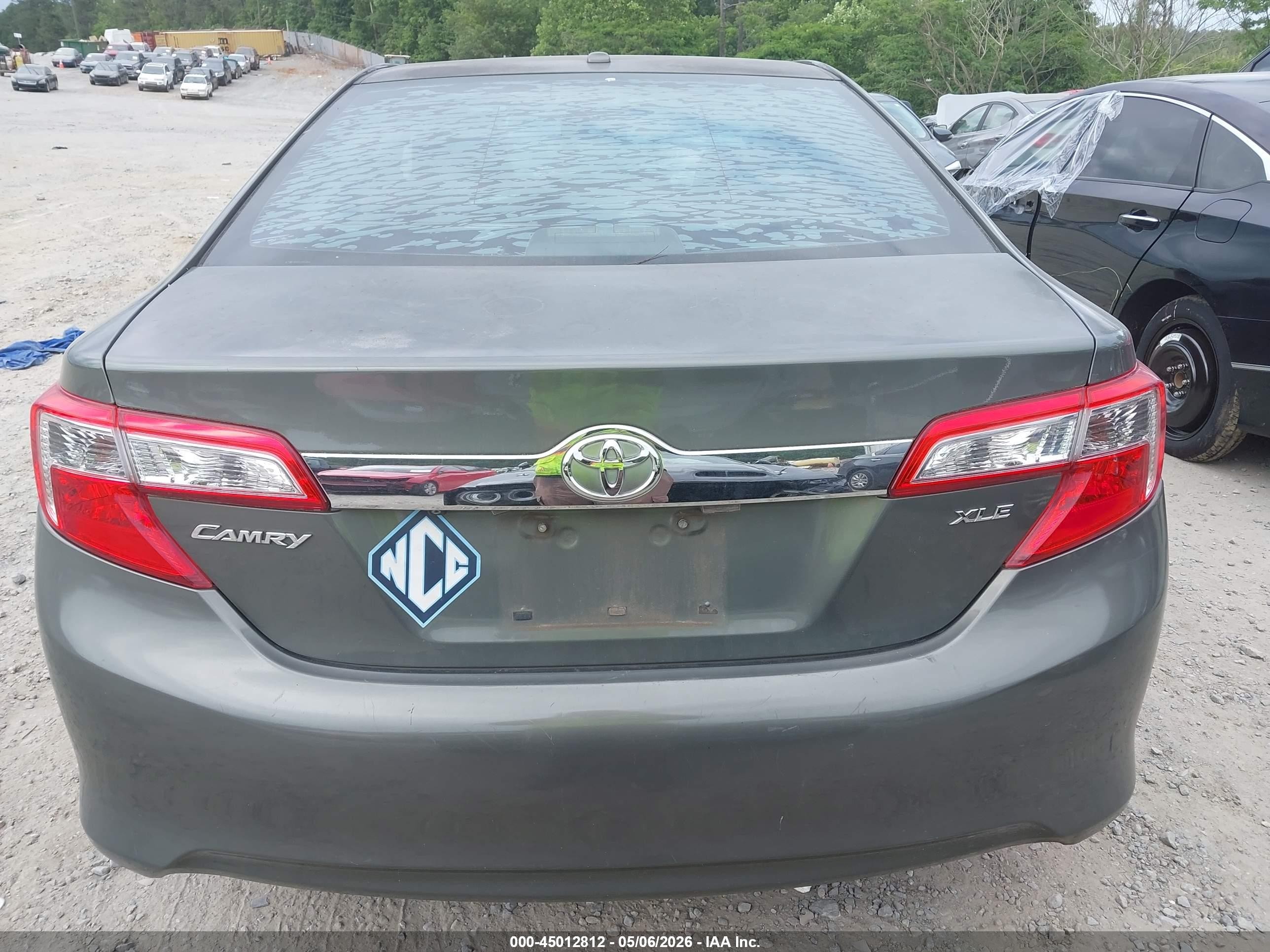 2012 Toyota Camry Xle Зеленый vin: 4T1BF1FK5CU595510