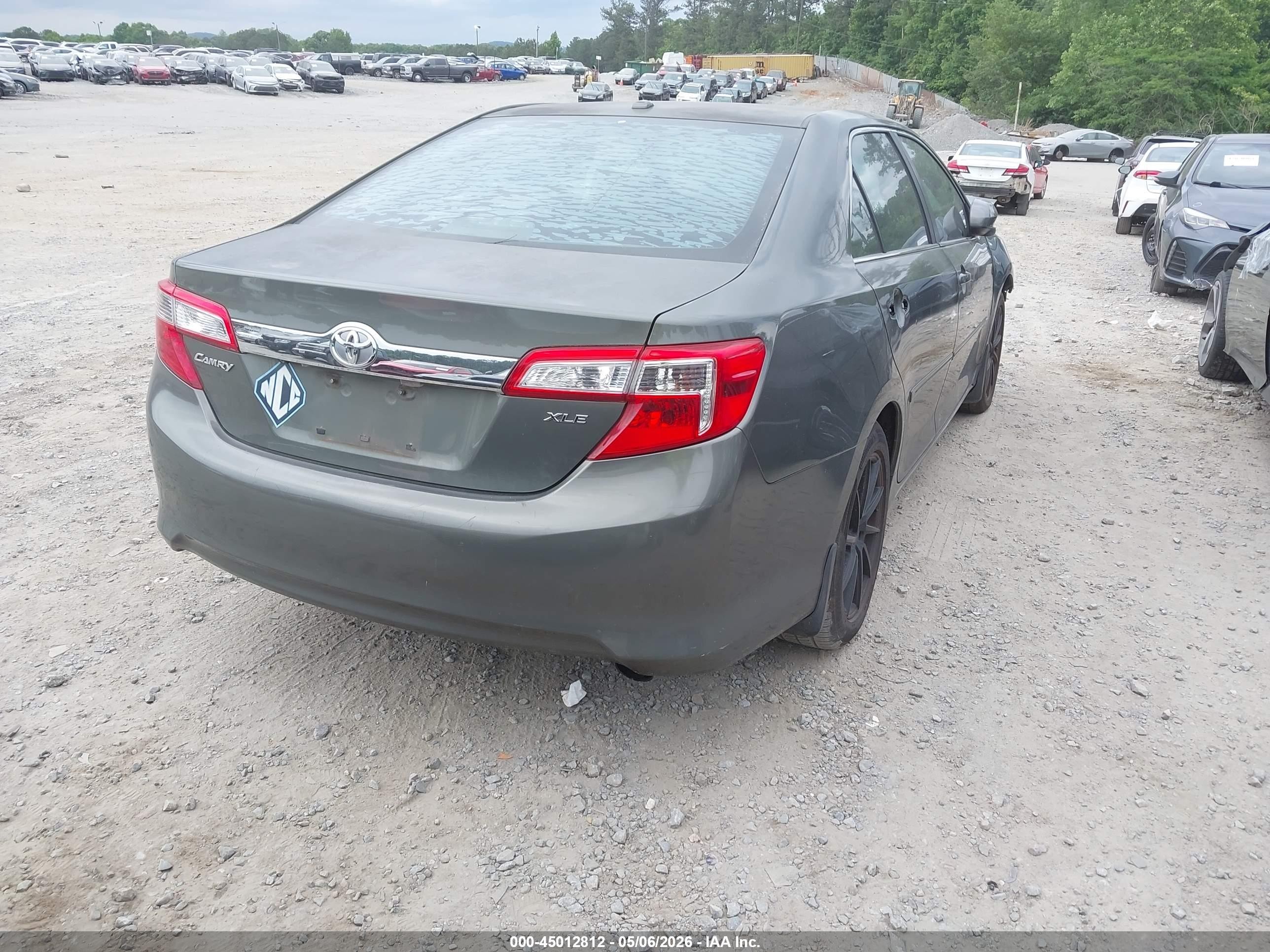 2012 Toyota Camry Xle Зеленый vin: 4T1BF1FK5CU595510