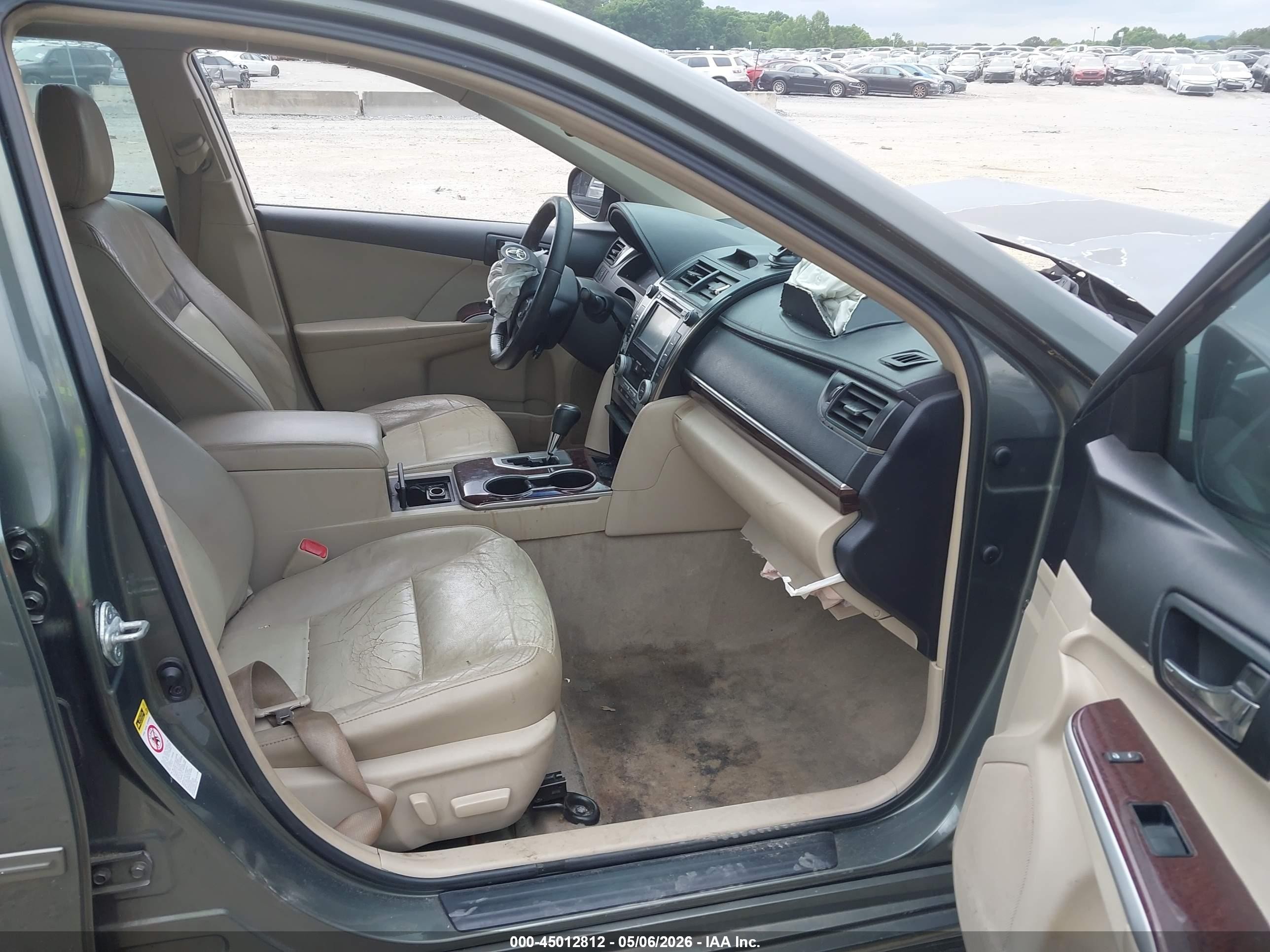 2012 Toyota Camry Xle Зеленый vin: 4T1BF1FK5CU595510