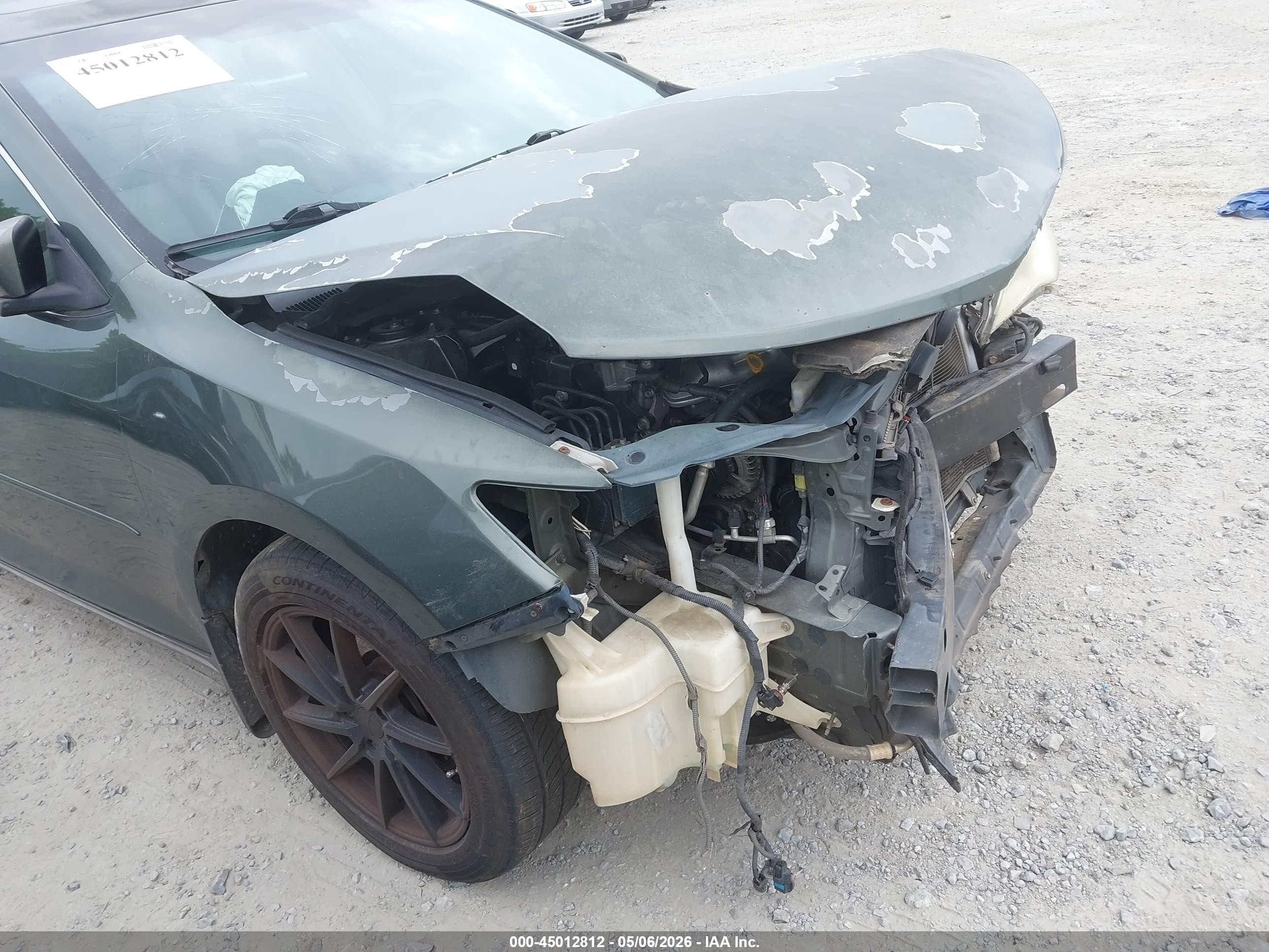 2012 Toyota Camry Xle Зеленый vin: 4T1BF1FK5CU595510