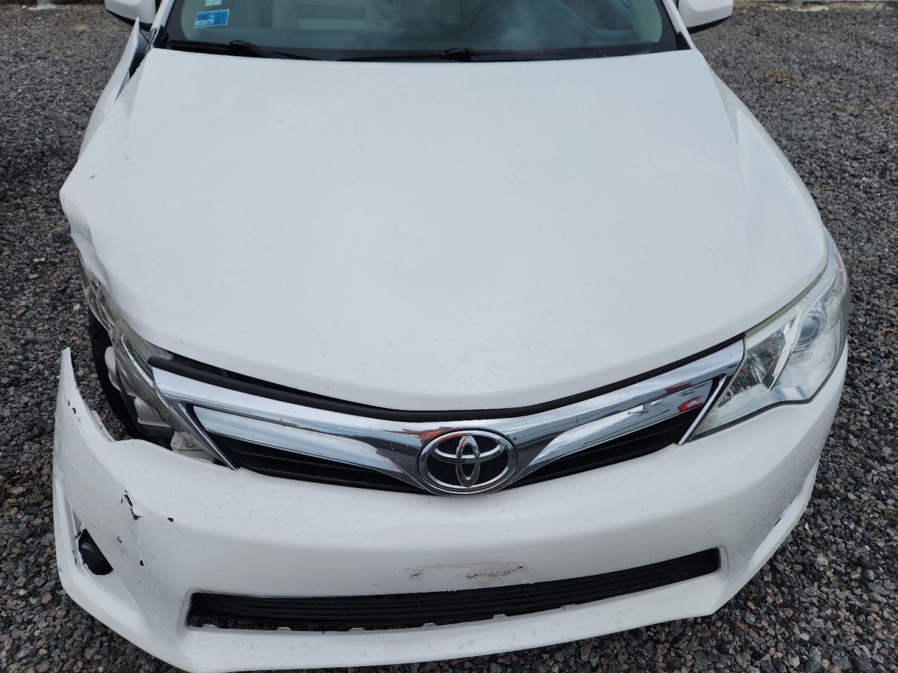 2012 Toyota Camry Xle White vin: 4T1BF1FK5CU607963