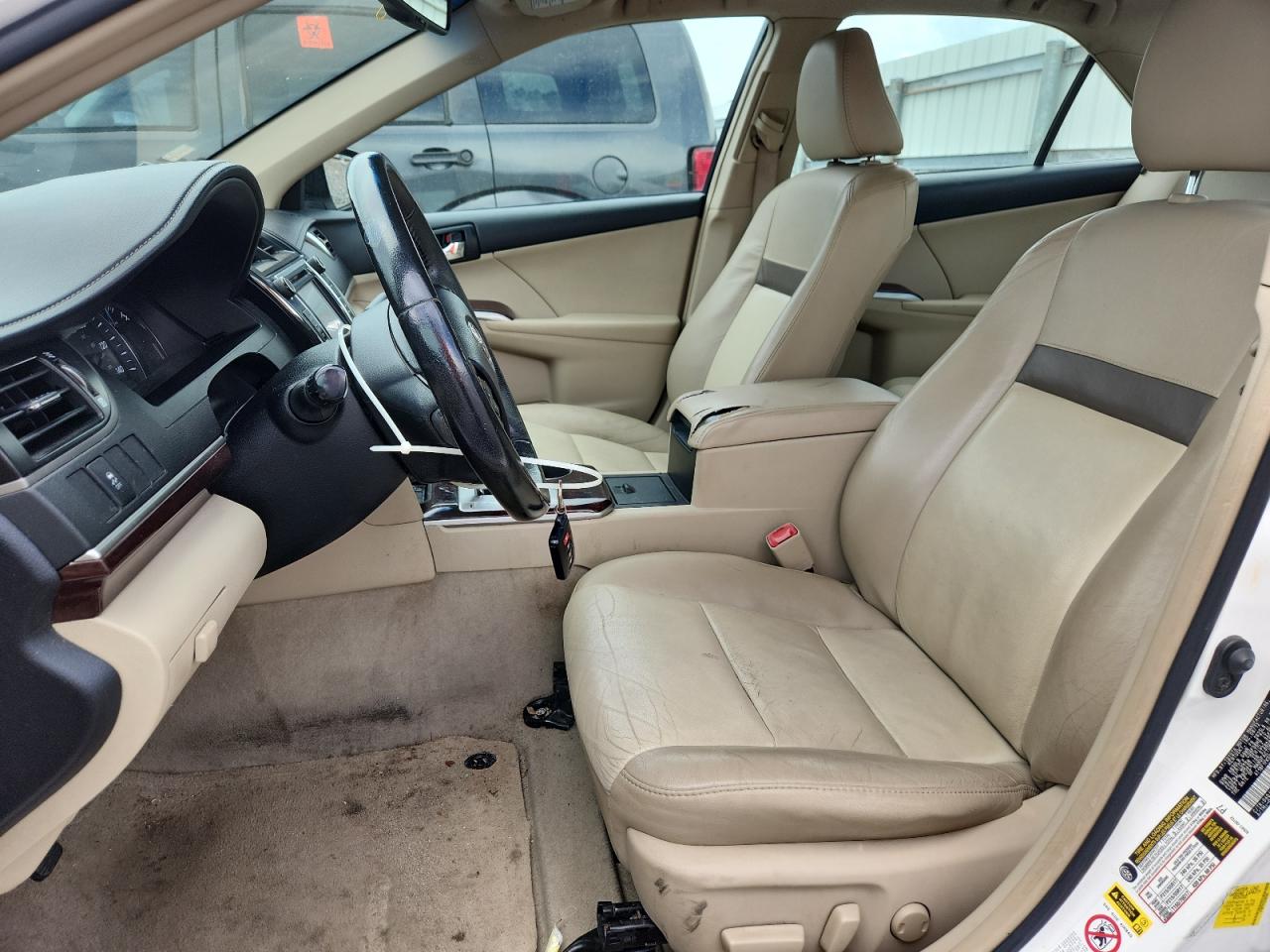 2012 Toyota Camry Xle White vin: 4T1BF1FK5CU607963