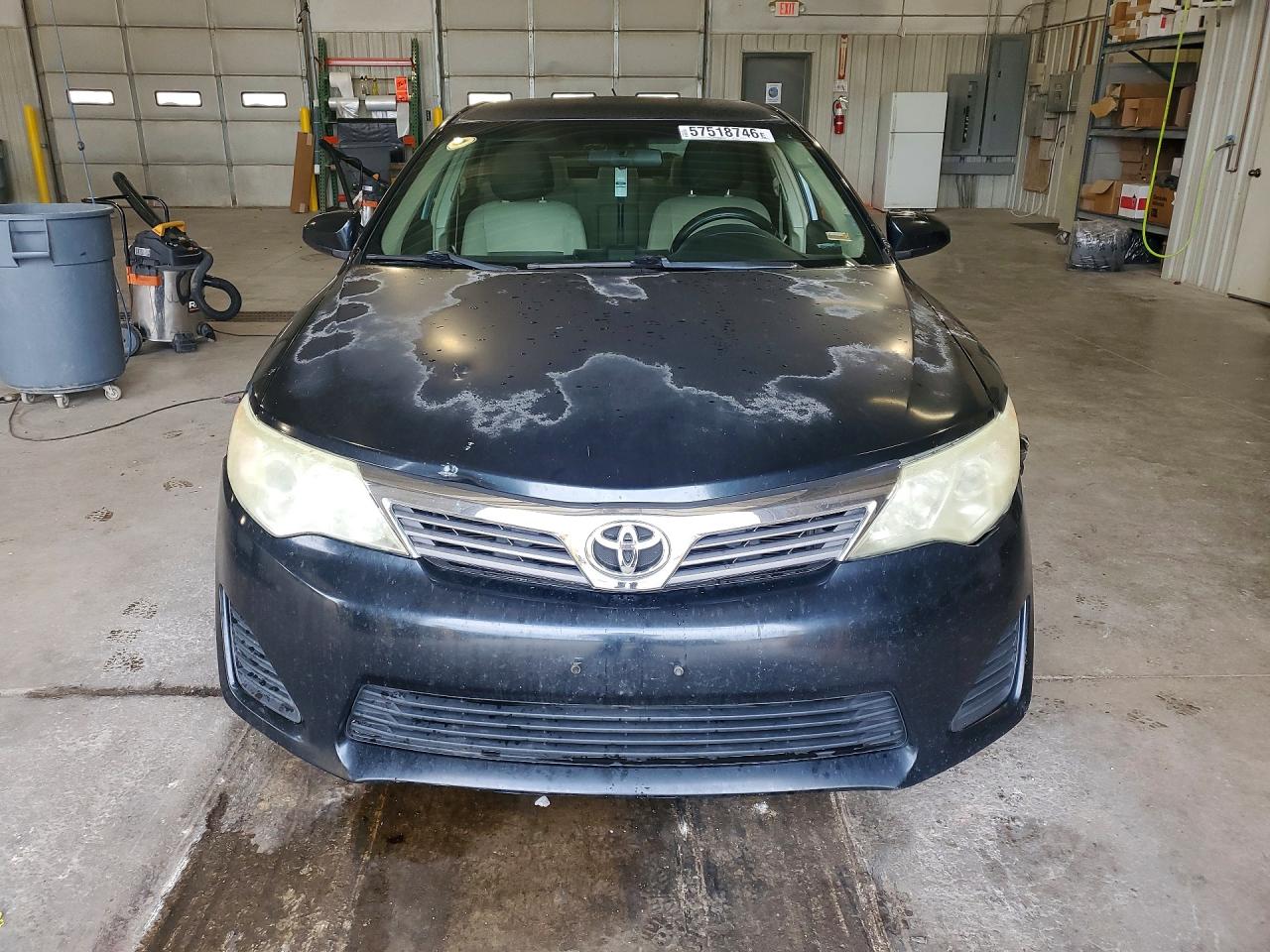 2012 Toyota Camry L Black vin: 4T1BF1FK5CU613990
