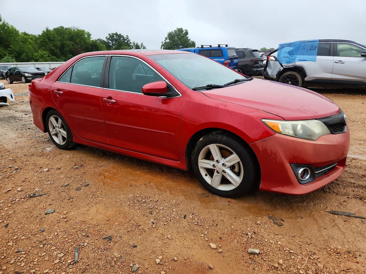 2012 Toyota Camry Se Red vin: 4T1BF1FK5CU620857