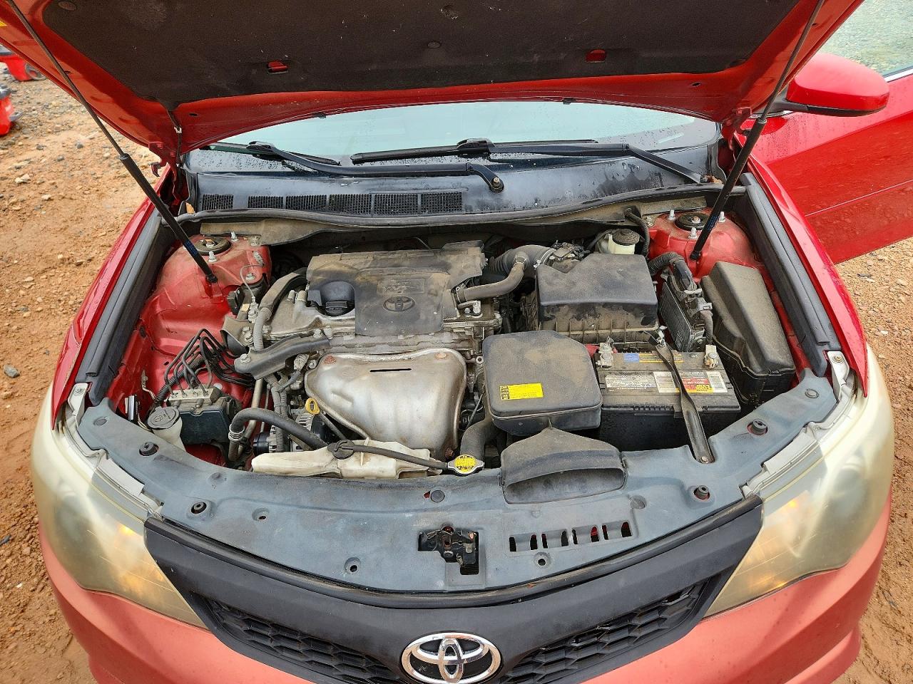 2012 Toyota Camry Se Red vin: 4T1BF1FK5CU620857