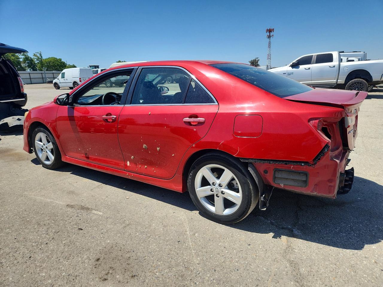 2012 Toyota Camry Se Red vin: 4T1BF1FK5CU622253