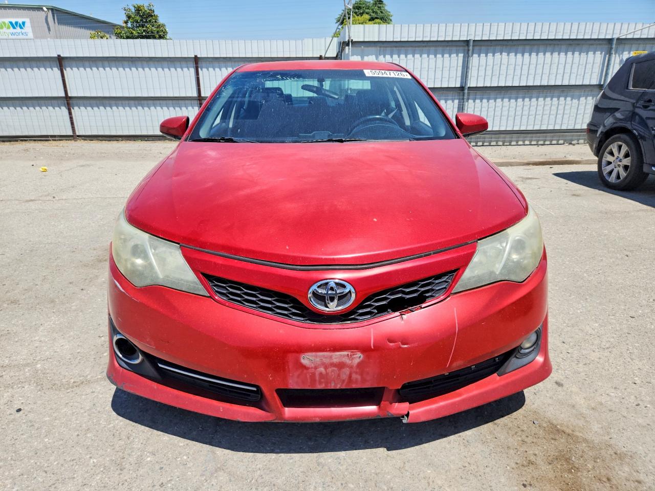 2012 Toyota Camry Se Red vin: 4T1BF1FK5CU622253
