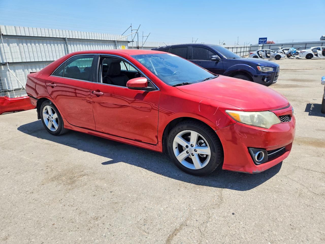 2012 Toyota Camry Se Red vin: 4T1BF1FK5CU622253