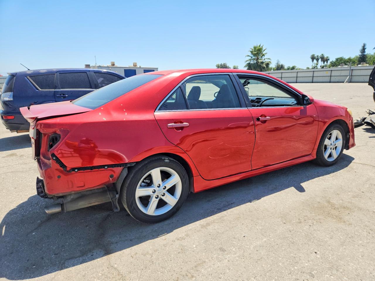 2012 Toyota Camry Se Red vin: 4T1BF1FK5CU622253