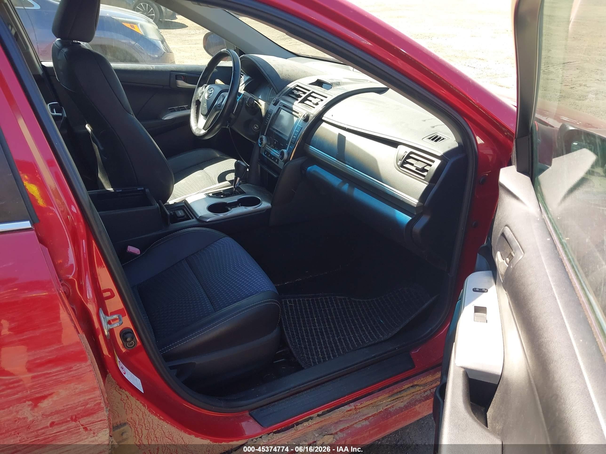 2012 Toyota Camry Se Limited Edition Красный vin: 4T1BF1FK5CU625038